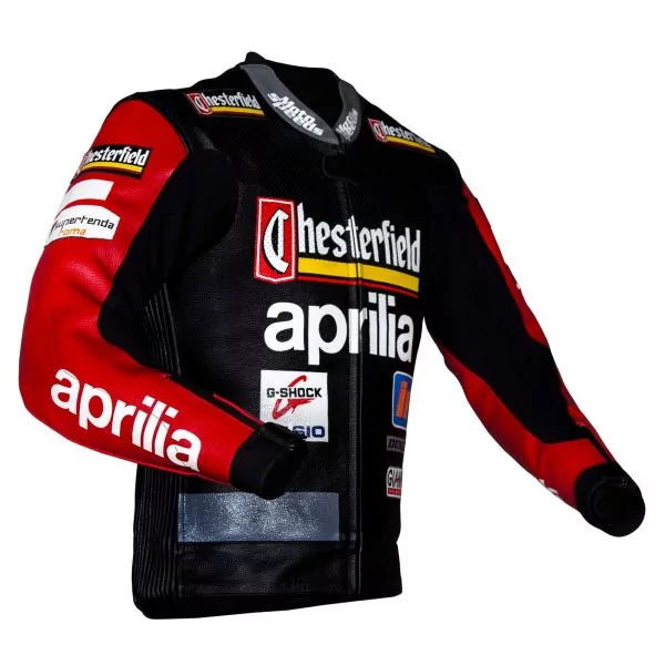 Aprilia Leather Jacket Max Biaggi 1995-Motorcycle Race Suit