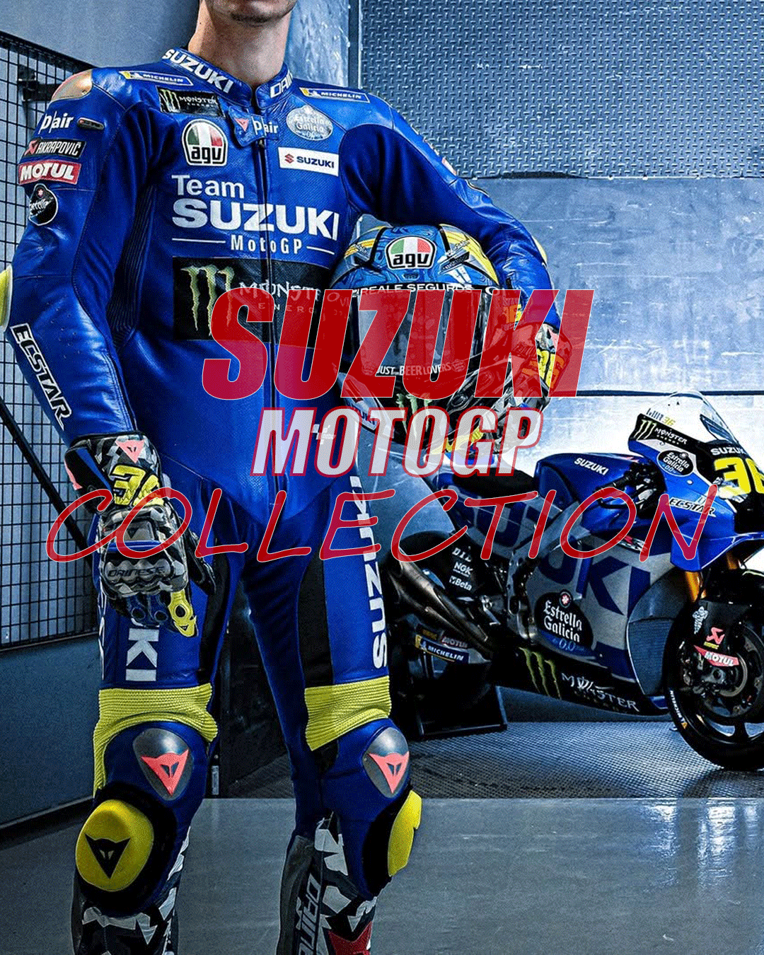 Suzuki Riding Suit for Sale Leather Suit Motorcycle MotoGP Gear MRS