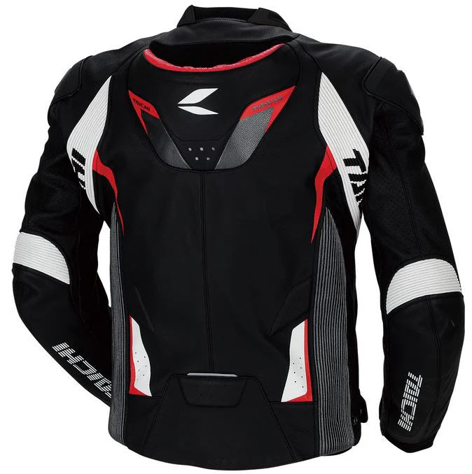RS TAICHI GMX RSJ832 Arrow Leather Jacket (Black/Yellow)-Motorcycle Race Suit
