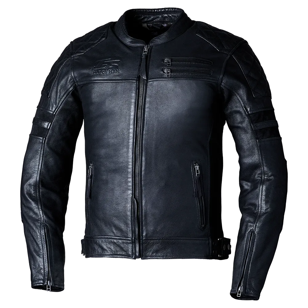 IOM TT Hillberry 2 CE Mens Leather Jacket-Motorcycle Race Suit