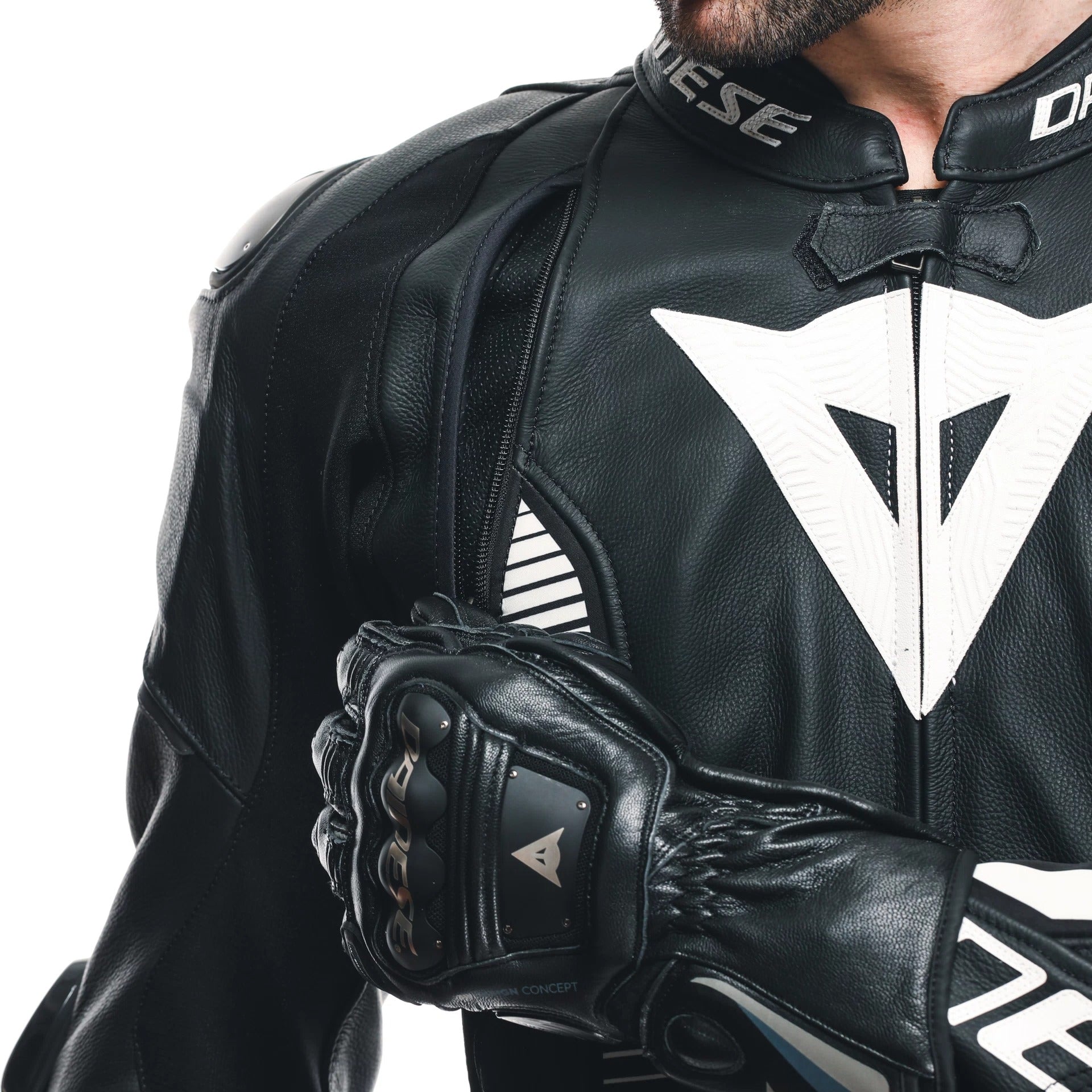 LAGUNA SECA 5 - MEN'S 2-PIECE MOTORCYCLE LEATHER SUIT-Motorcycle Race Suit