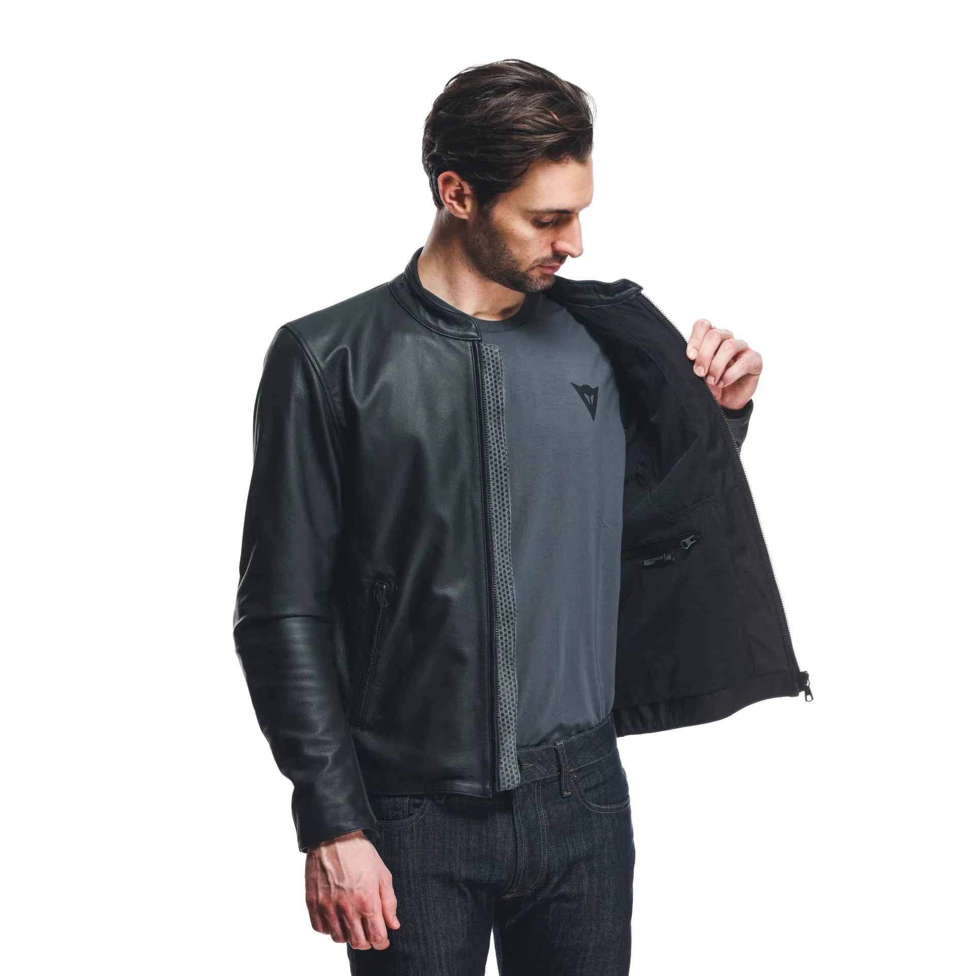 FULCRO - MEN'S MOTORCYCLE LEATHER JACKET-Motorcycle Race Suit