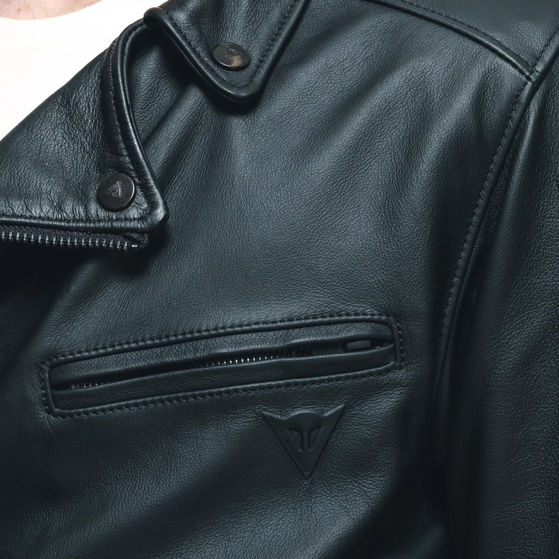 CHIODO - MEN'S MOTORCYCLE LEATHER JACKET-Motorcycle Race Suit