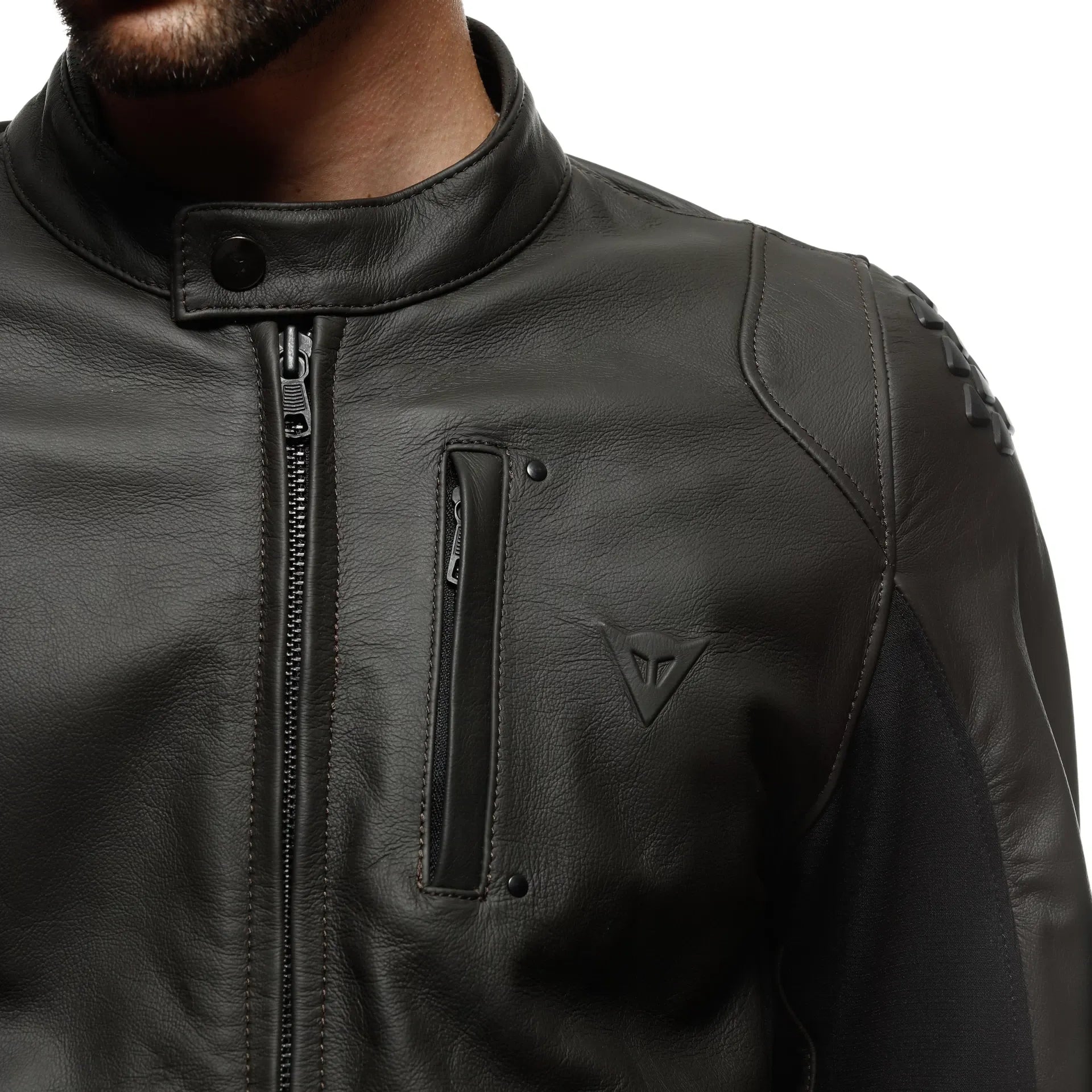 ISTRICE - MEN'S MOTORCYCLE LEATHER JACKET-Motorcycle Race Suit