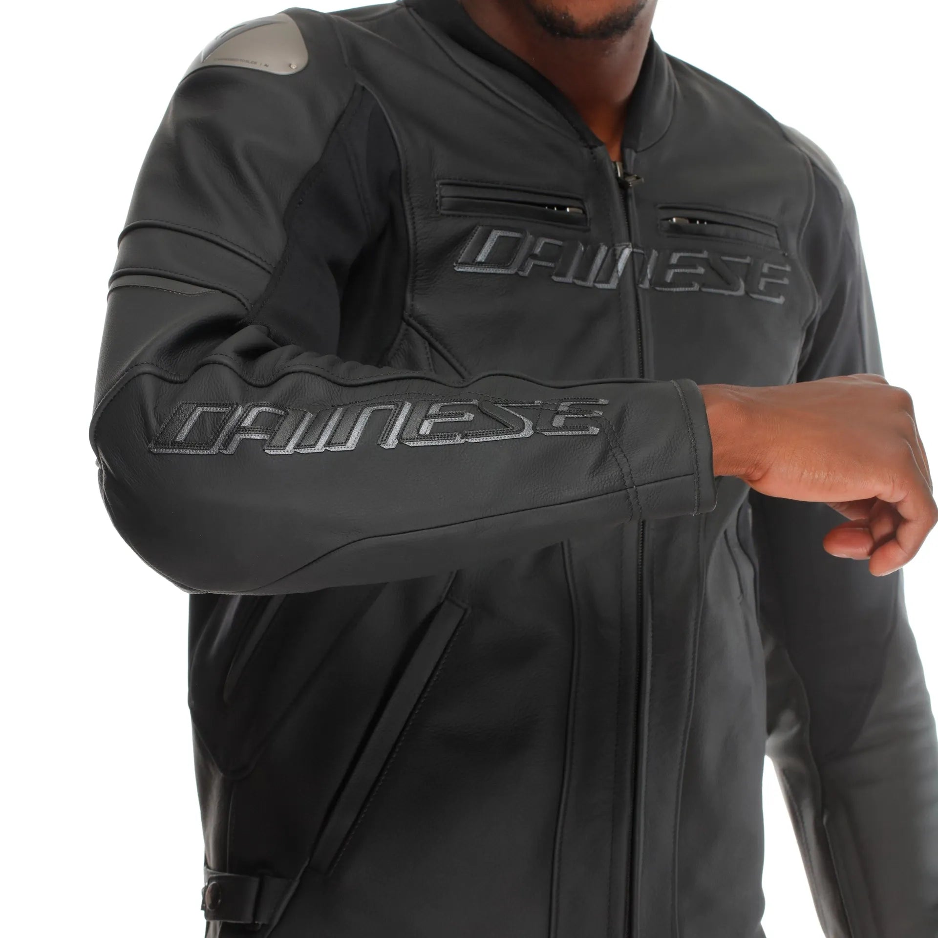 RACING 5 - MEN LEATHER MOTORCYCLE JACKET-Motorcycle Race Suit