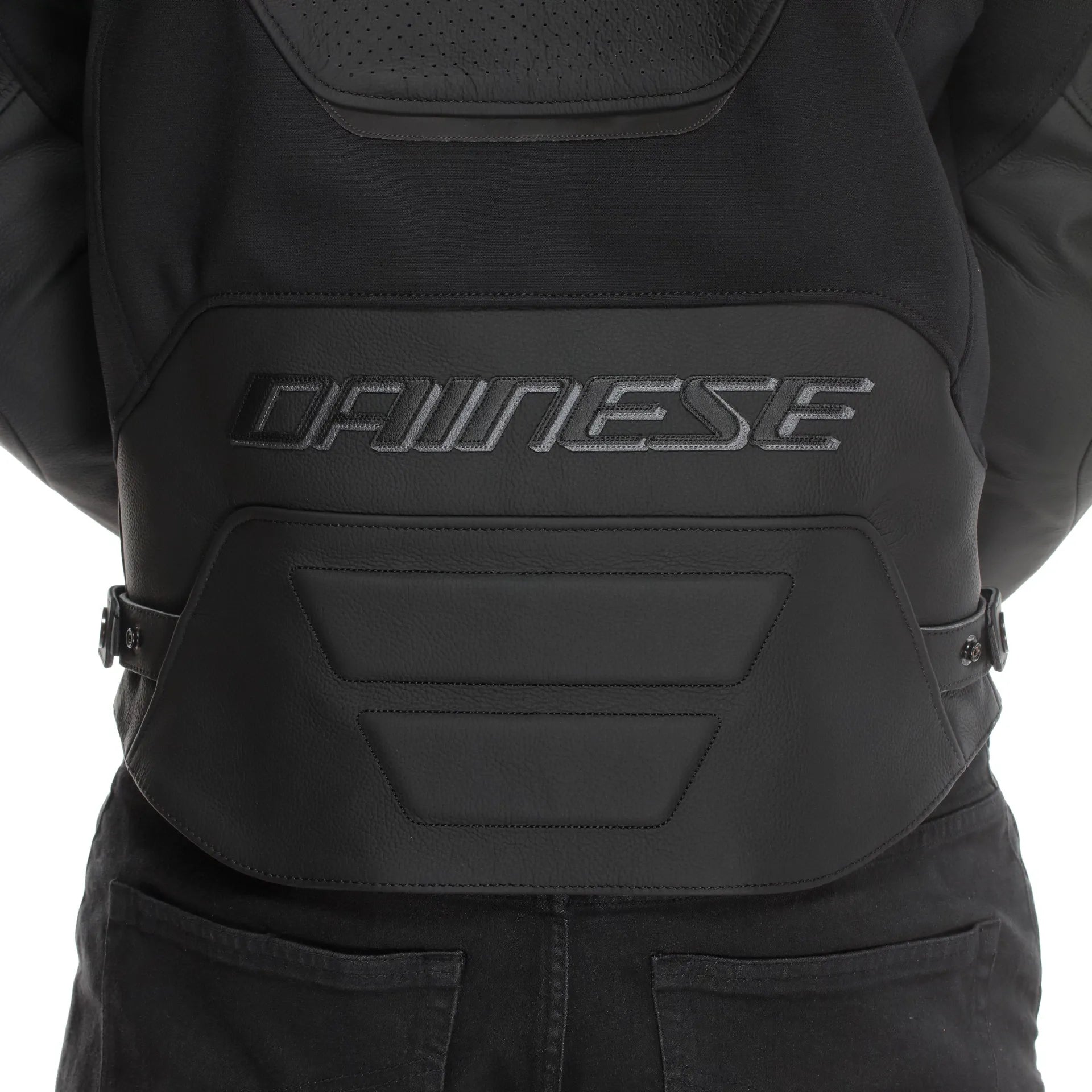 RACING 5 - MEN PERFORATED LEATHER MOTORCYCLE JACKET-Motorcycle Race Suit