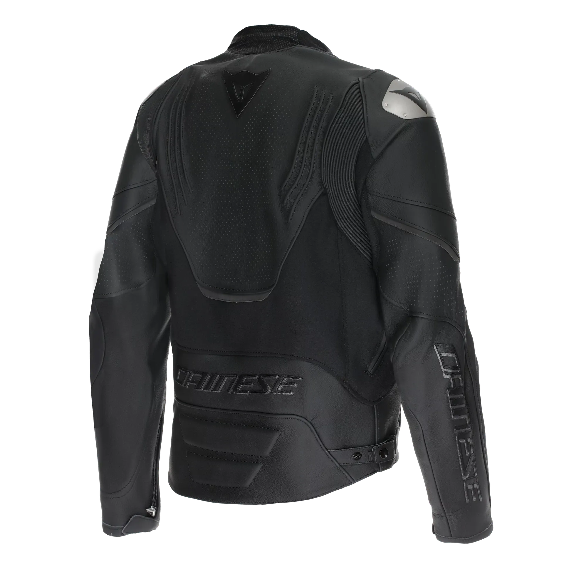RACING 5 - MEN PERFORATED LEATHER MOTORCYCLE JACKET-Motorcycle Race Suit
