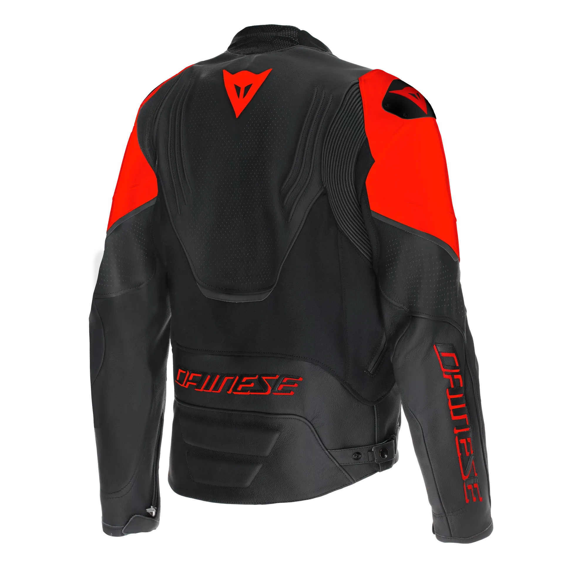 RACING 5 - MEN PERFORATED LEATHER MOTORCYCLE JACKET-Motorcycle Race Suit