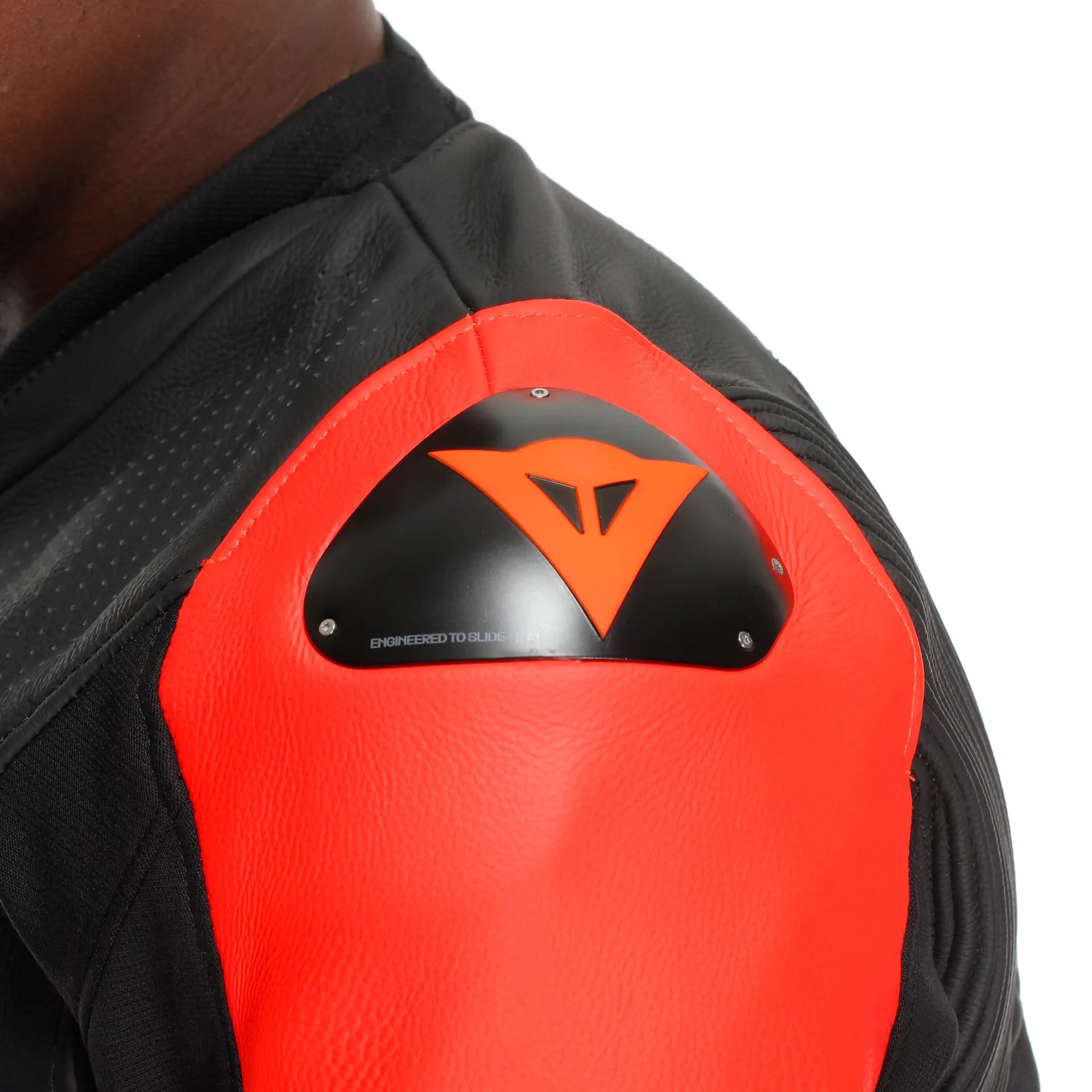 RACING 5 - MEN PERFORATED LEATHER MOTORCYCLE JACKET-Motorcycle Race Suit