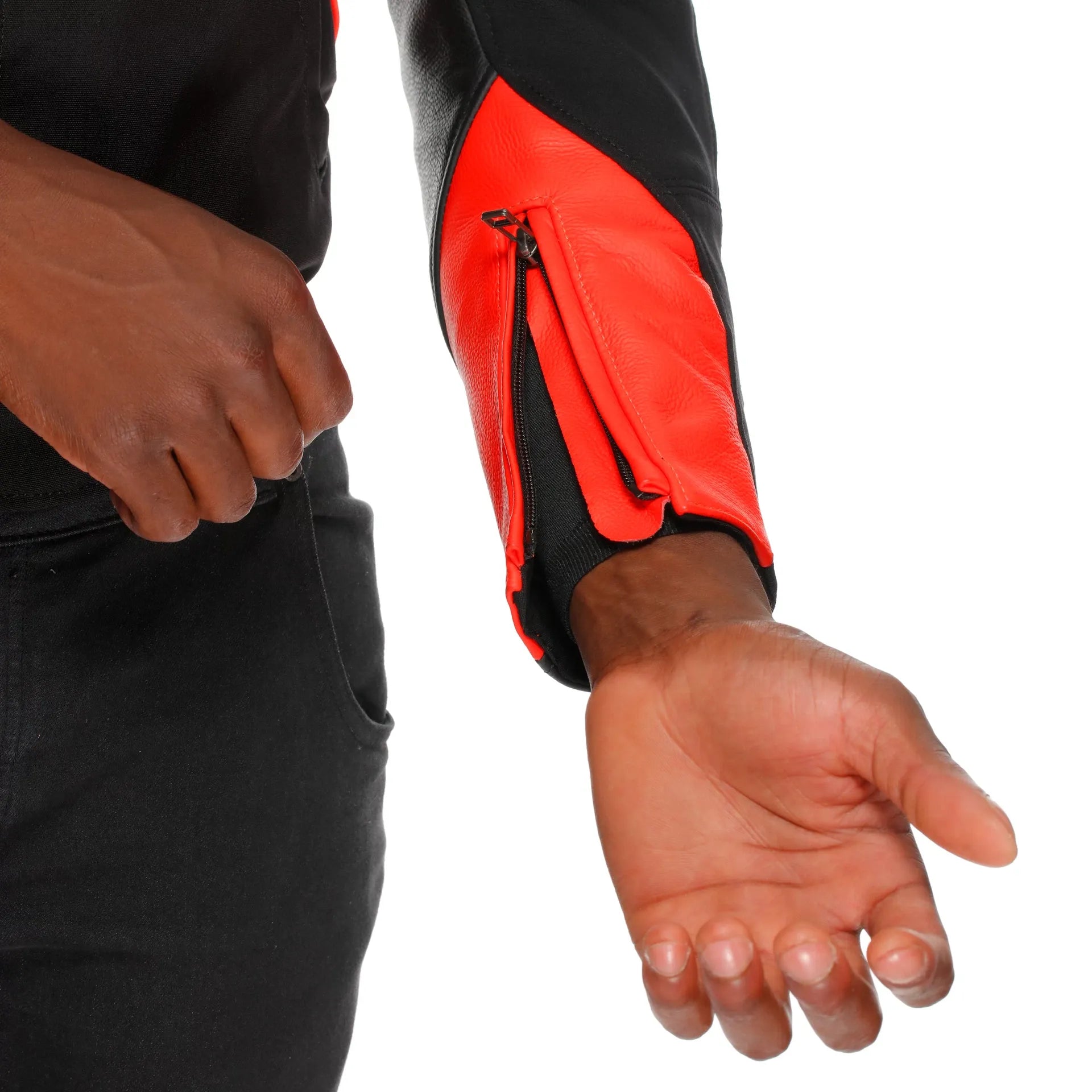 IPERATTIVA - MEN LEATHER-TEXTILE MOTORCYCLE JACKET-Motorcycle Race Suit