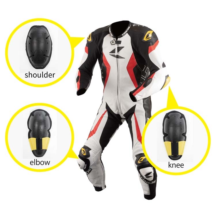 GP-EVO TECH AIR RACE SUIT WHITE/RED NXL109 (NEW)
