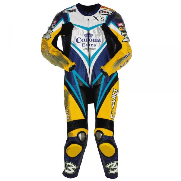 Full Body Motorcycle Suit Max Biaggi Suzuki WSBK 2007