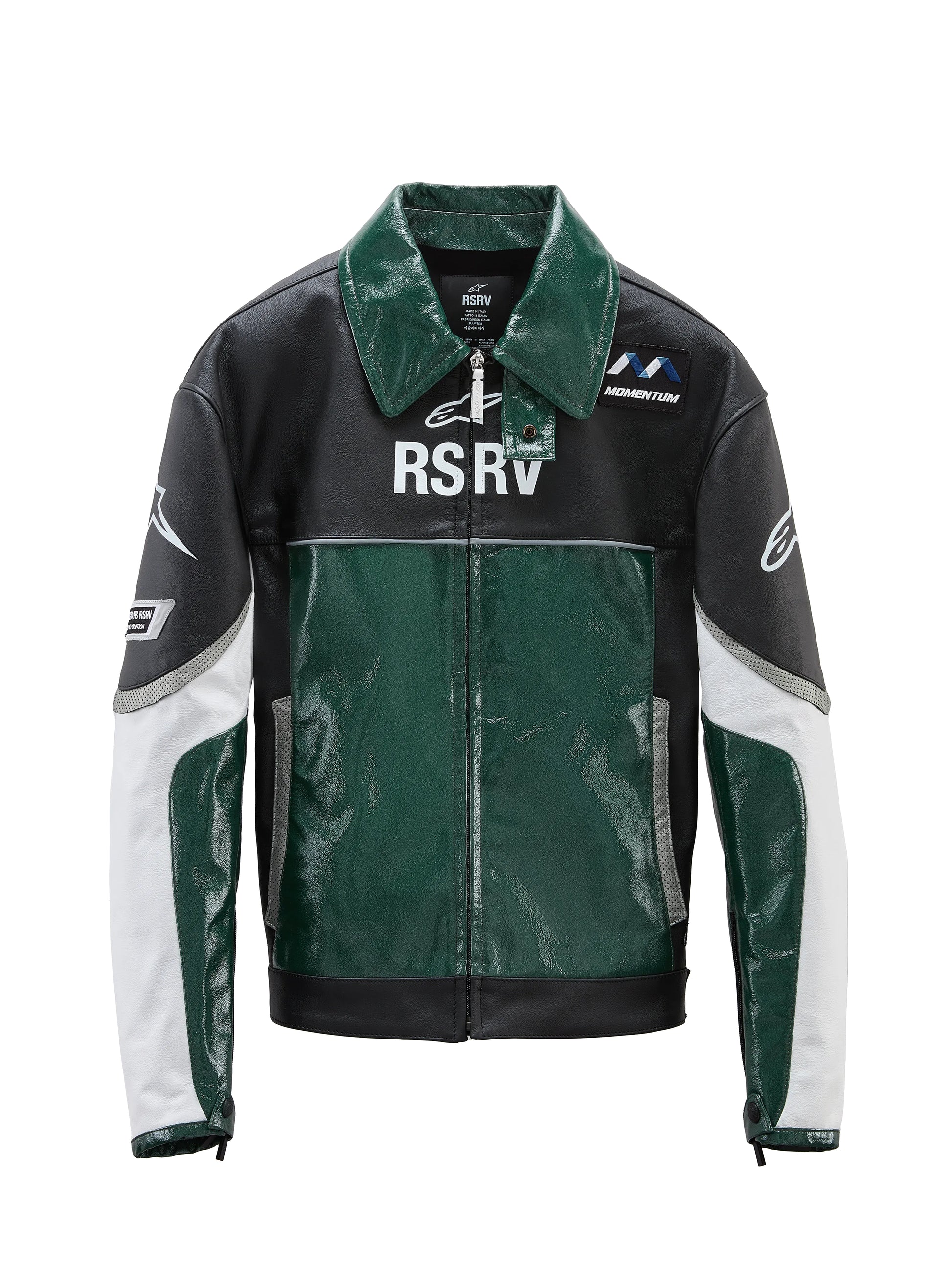 RSRV ALLOY LEATHER JACKET