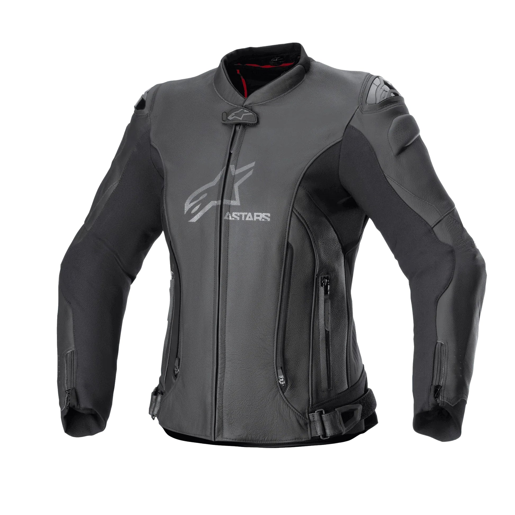 Women Stella GP Plus V4 Leather Jacket
