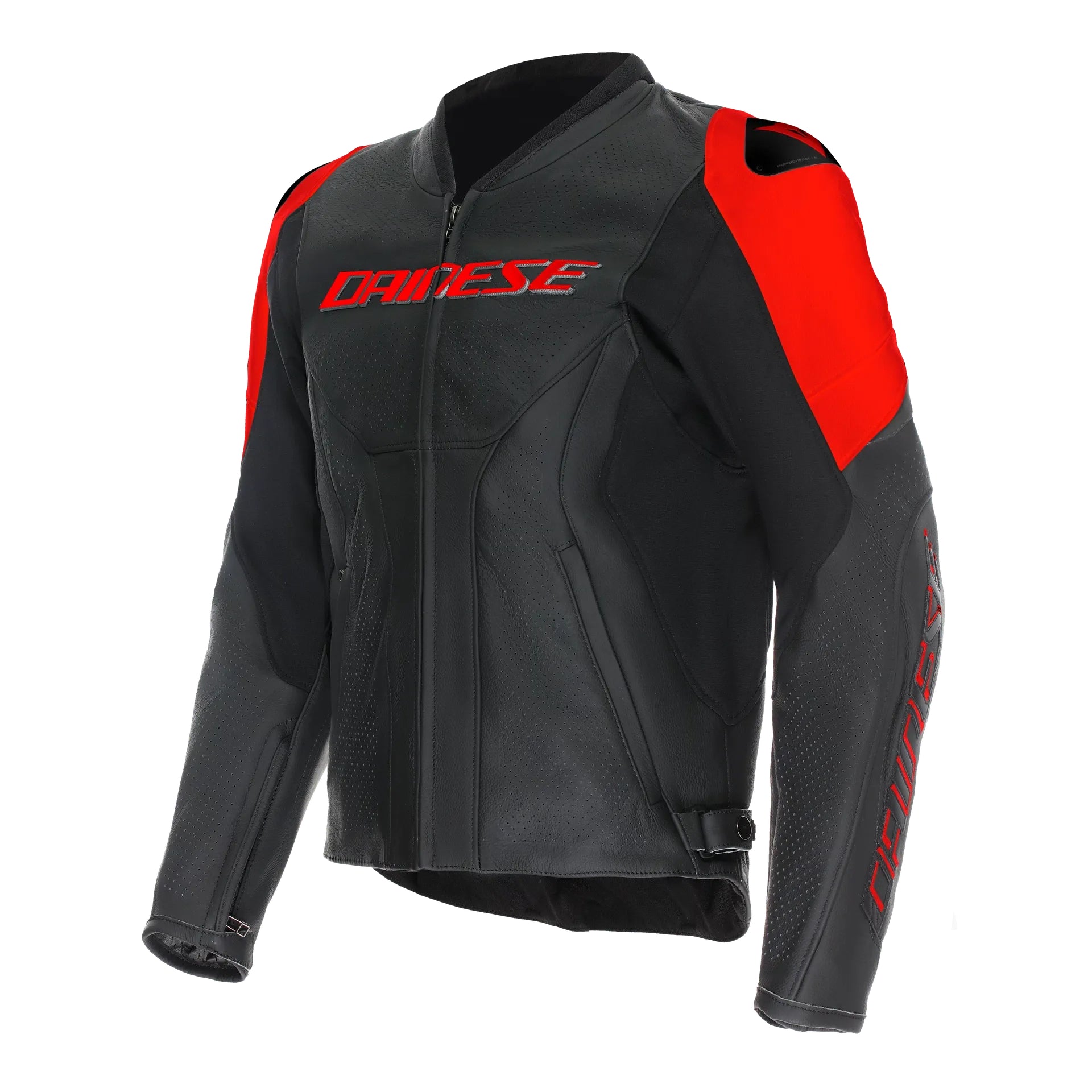RACING 5 - MEN PERFORATED LEATHER MOTORCYCLE JACKET