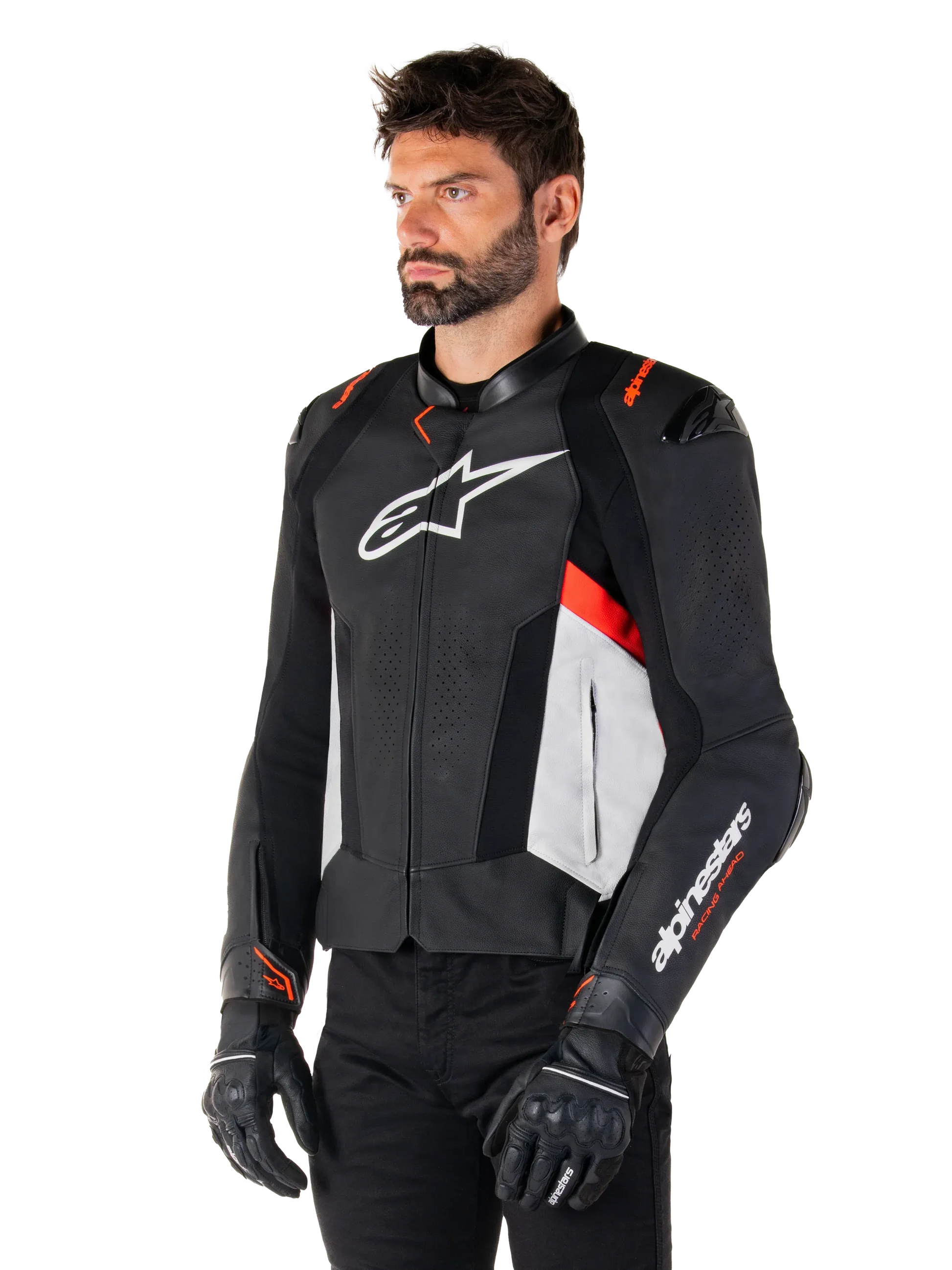 Missile V3 Leather Jacket-Motorcycle Race Suit