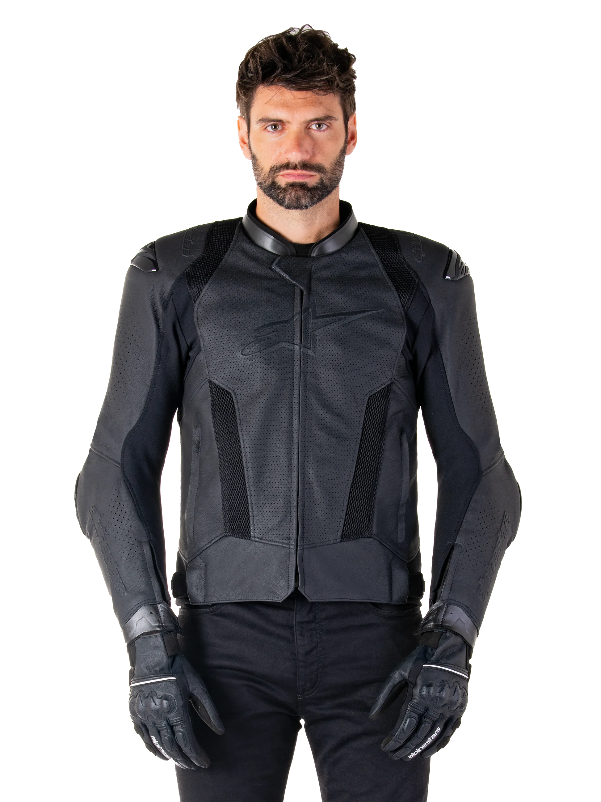Missile V3 Airflow Leather Jacket-Motorcycle Race Suit