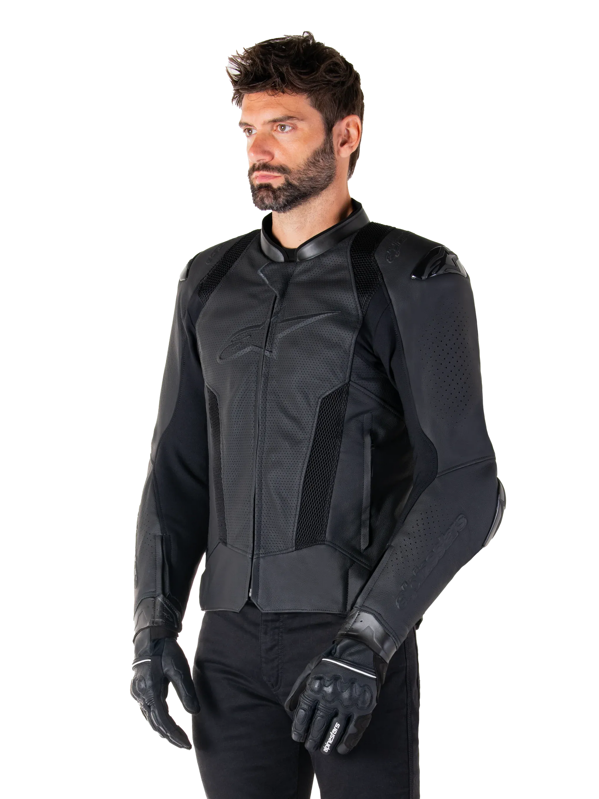 Missile V3 Airflow Leather Jacket-Motorcycle Race Suit
