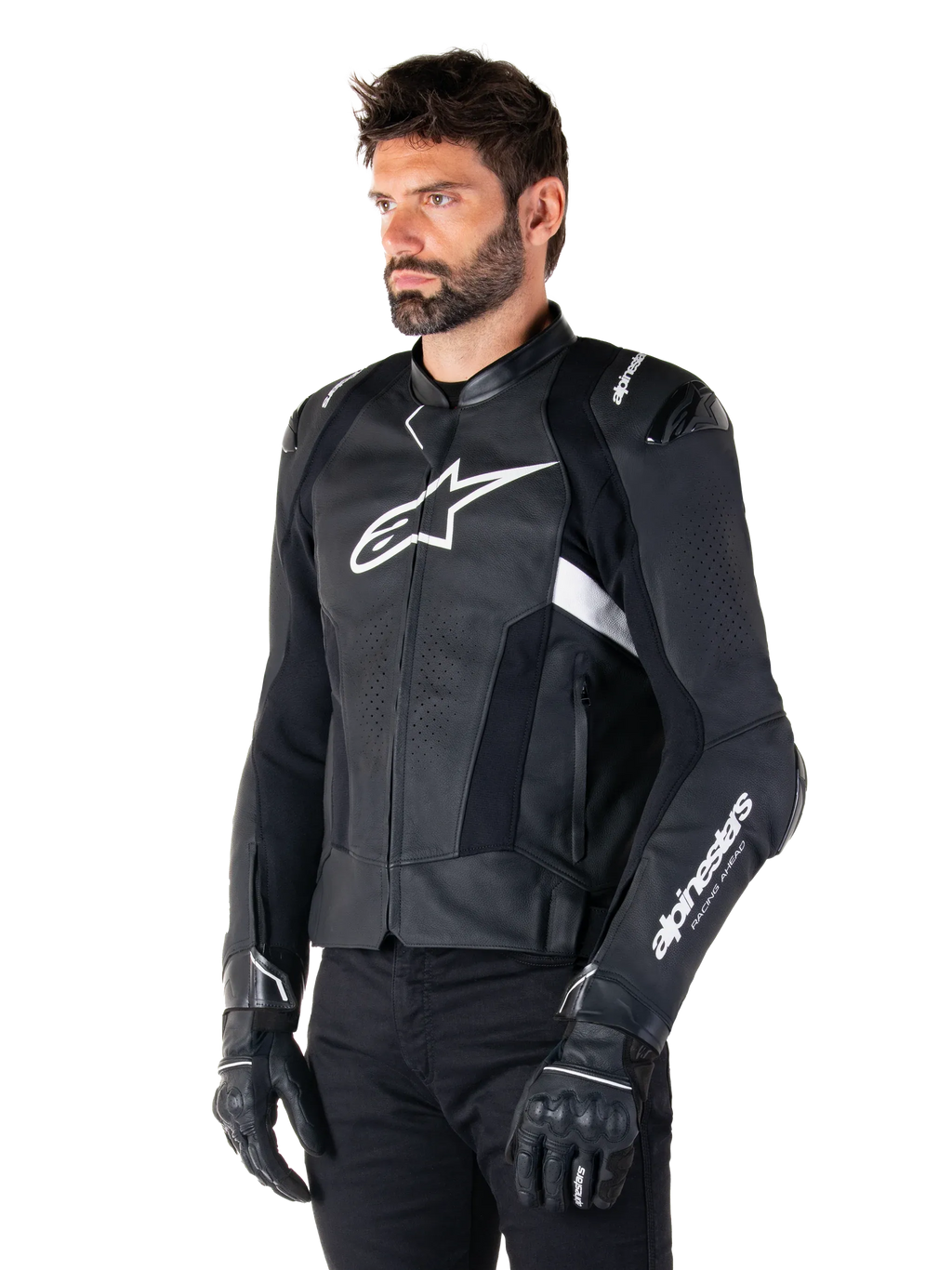 Missile V3 Airflow Leather Jacket-Motorcycle Race Suit