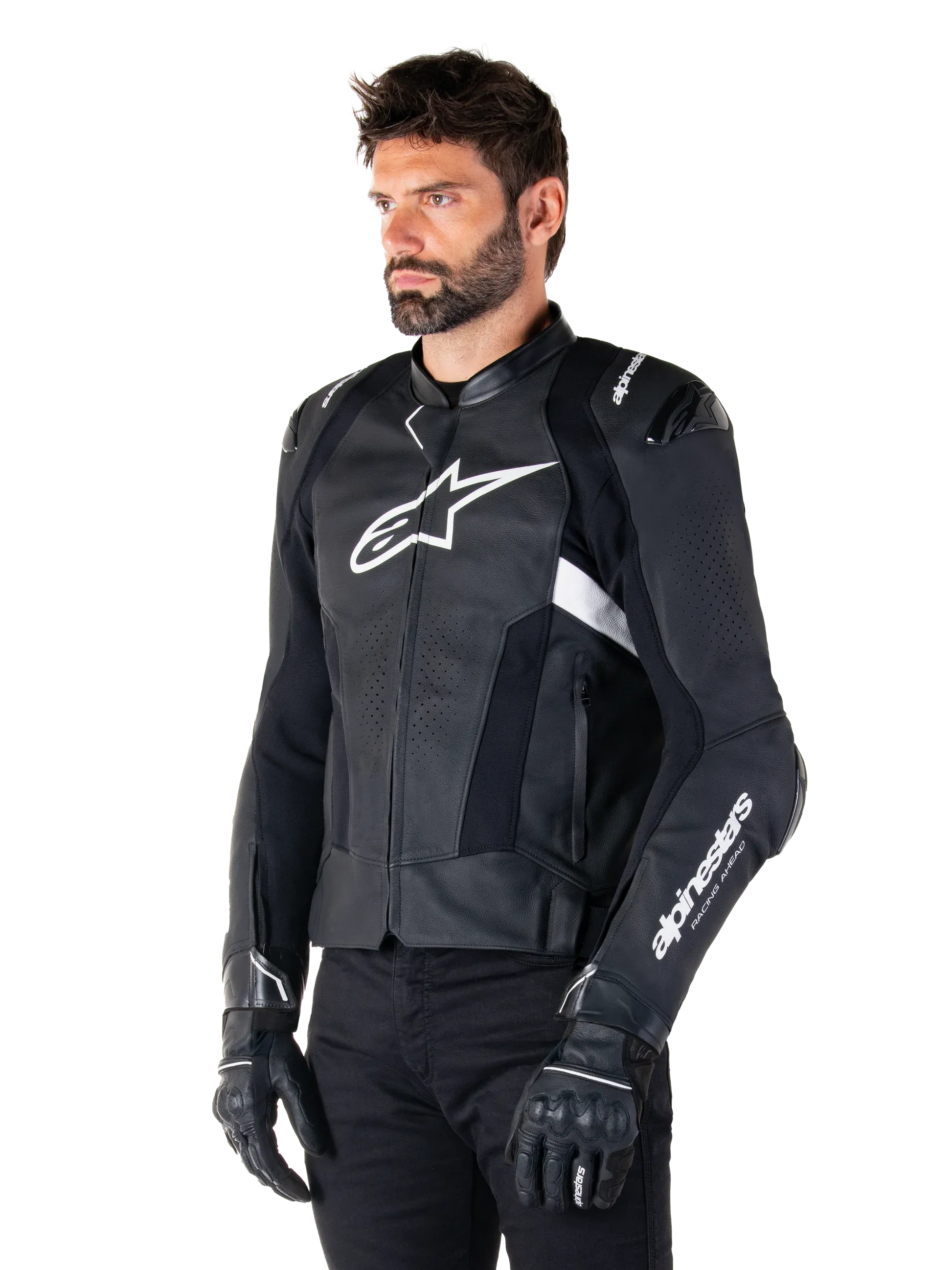 Missile V3 Airflow Leather Jacket-Motorcycle Race Suit