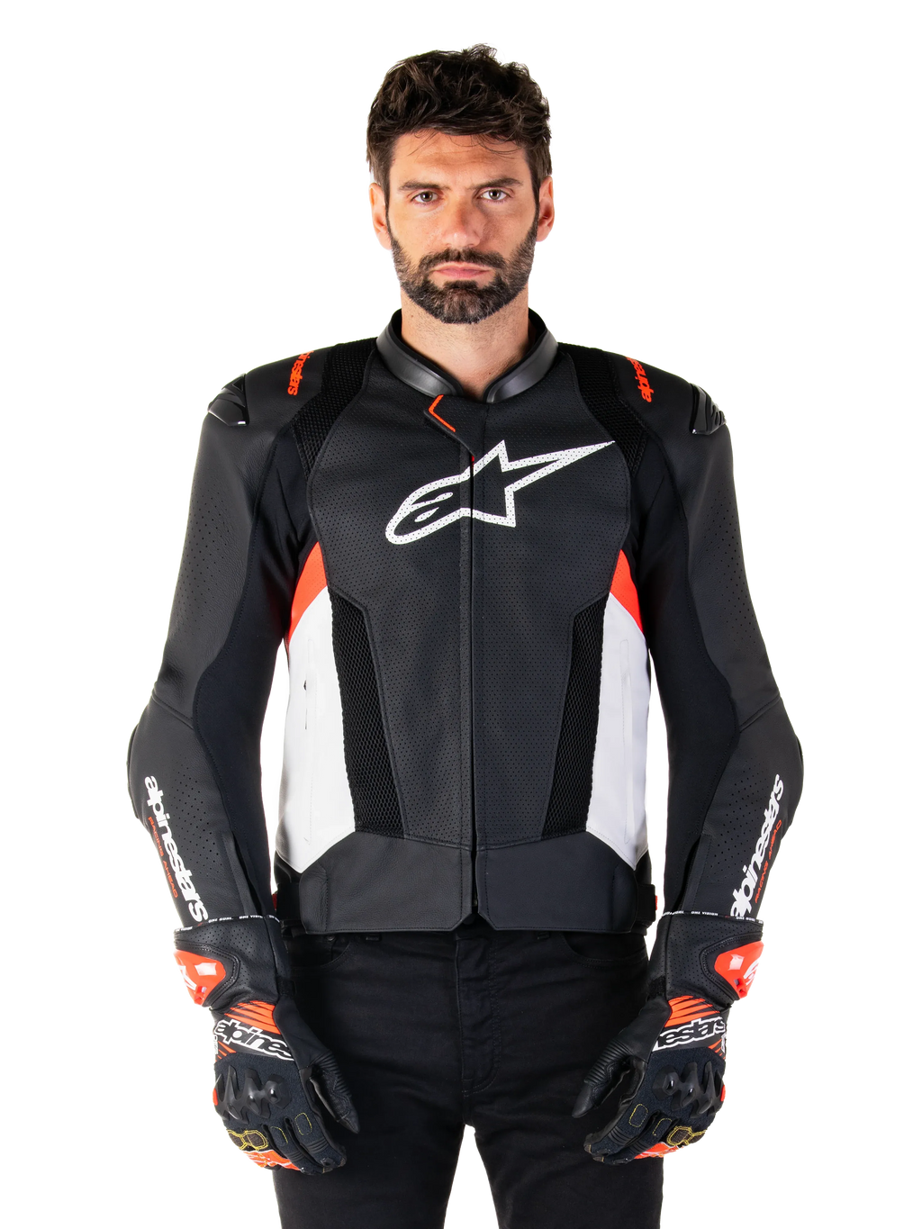Missile V3 Airflow Leather Jacket-Motorcycle Race Suit