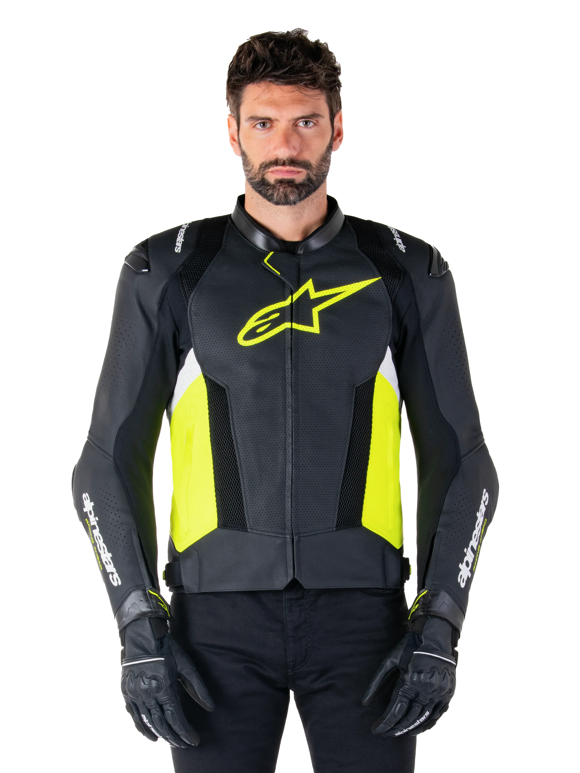 Missile V3 Airflow Leather Jacket-Motorcycle Race Suit