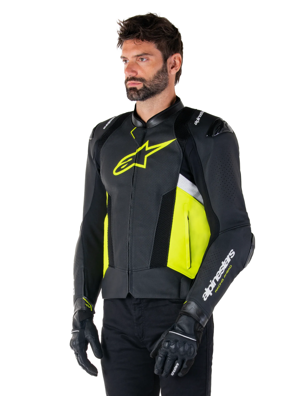 Missile V3 Airflow Leather Jacket-Motorcycle Race Suit