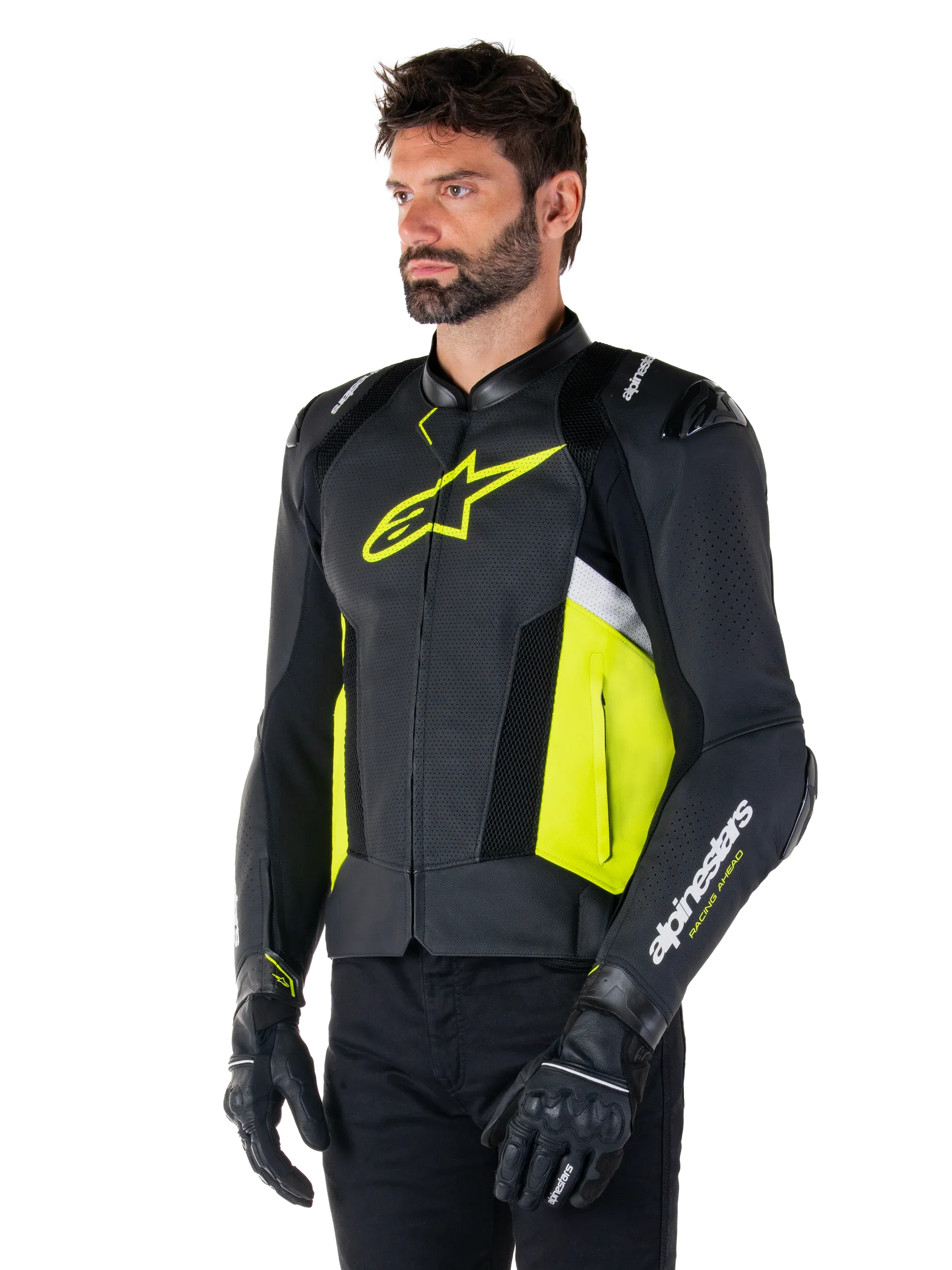 Missile V3 Airflow Leather Jacket-Motorcycle Race Suit