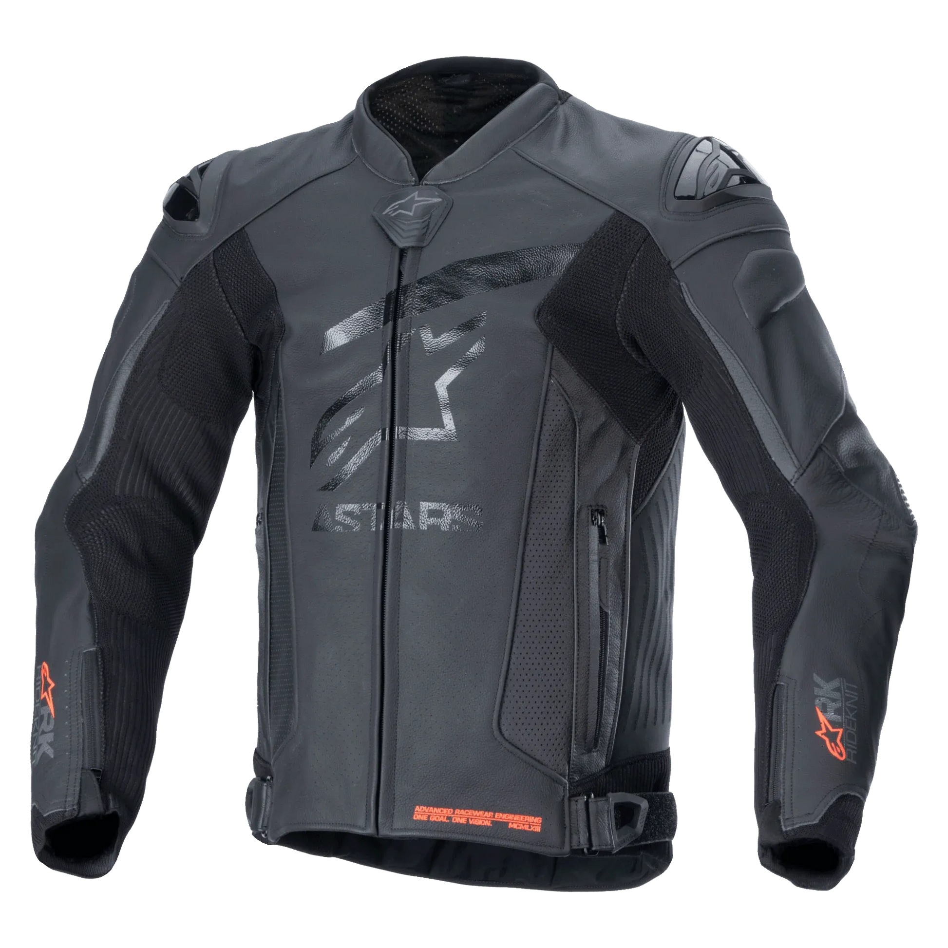GP Plus R V4 Rideknit Leather Jacket-Motorcycle Race Suit