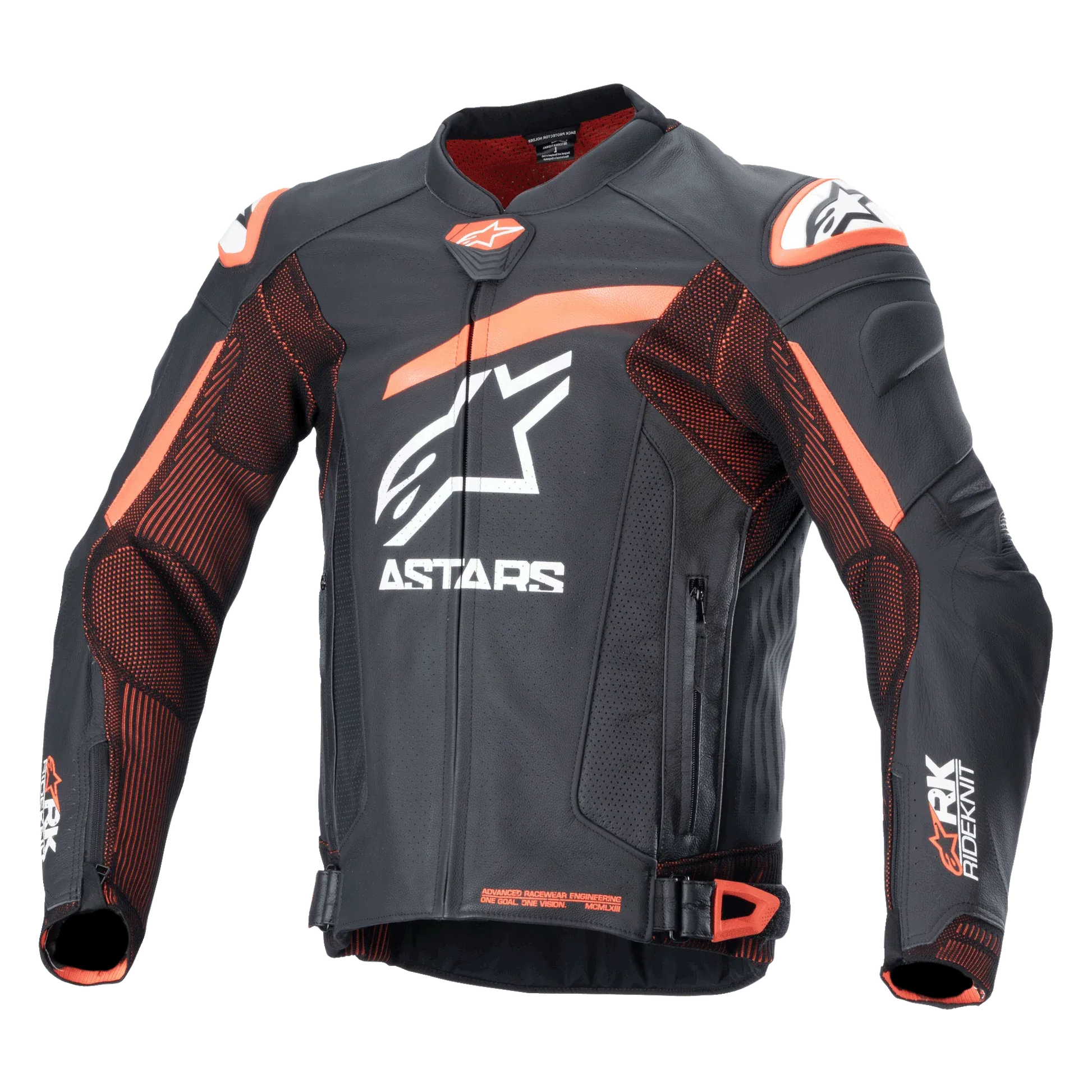GP Plus R V4 Rideknit Leather Jacket-Motorcycle Race Suit