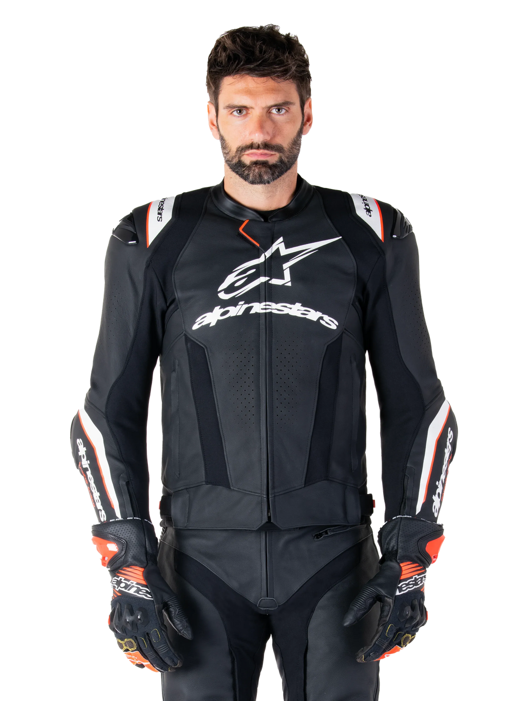 Missile V3 Ignition Leather Jacket-Motorcycle Race Suit