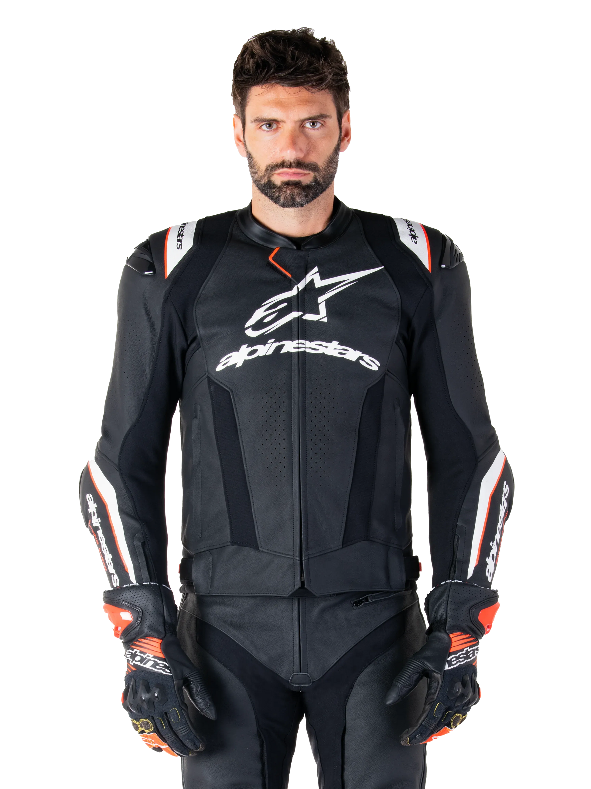 Missile V3 Ignition Leather Jacket-Motorcycle Race Suit