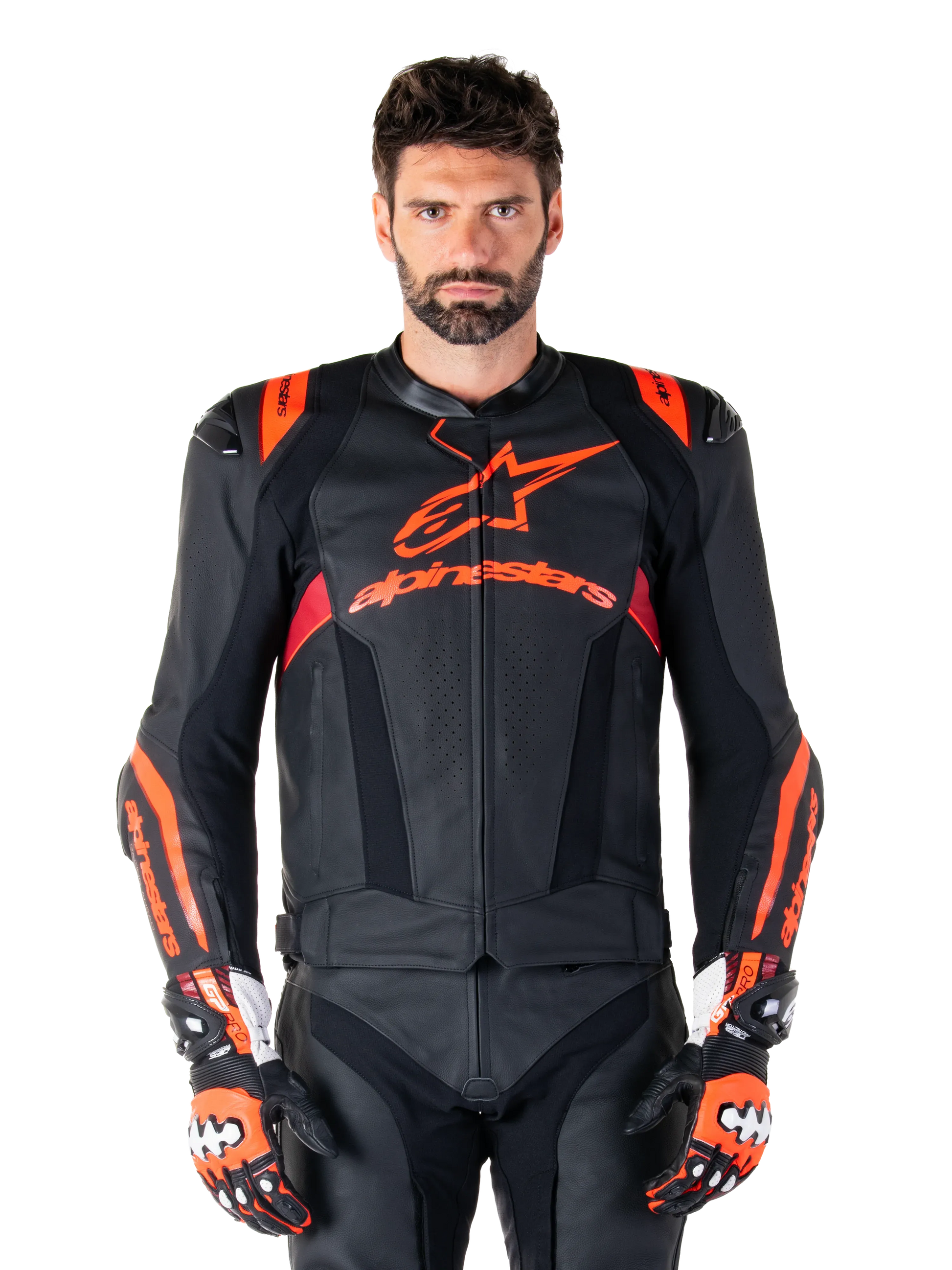 Missile V3 Ignition Leather Jacket-Motorcycle Race Suit