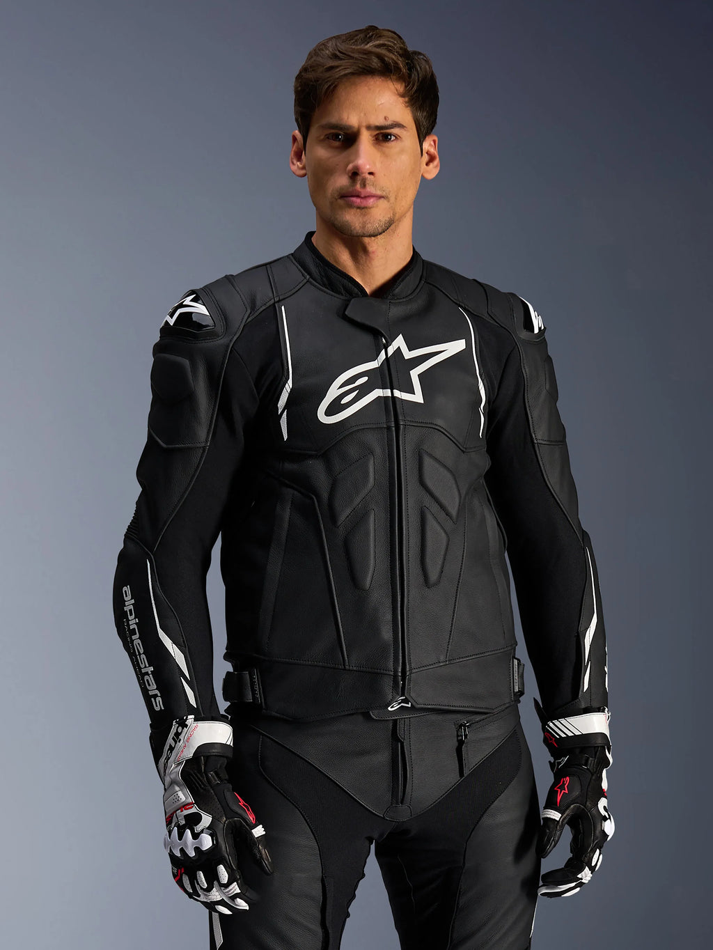 Dusk Leather Jacket-Motorcycle Race Suit