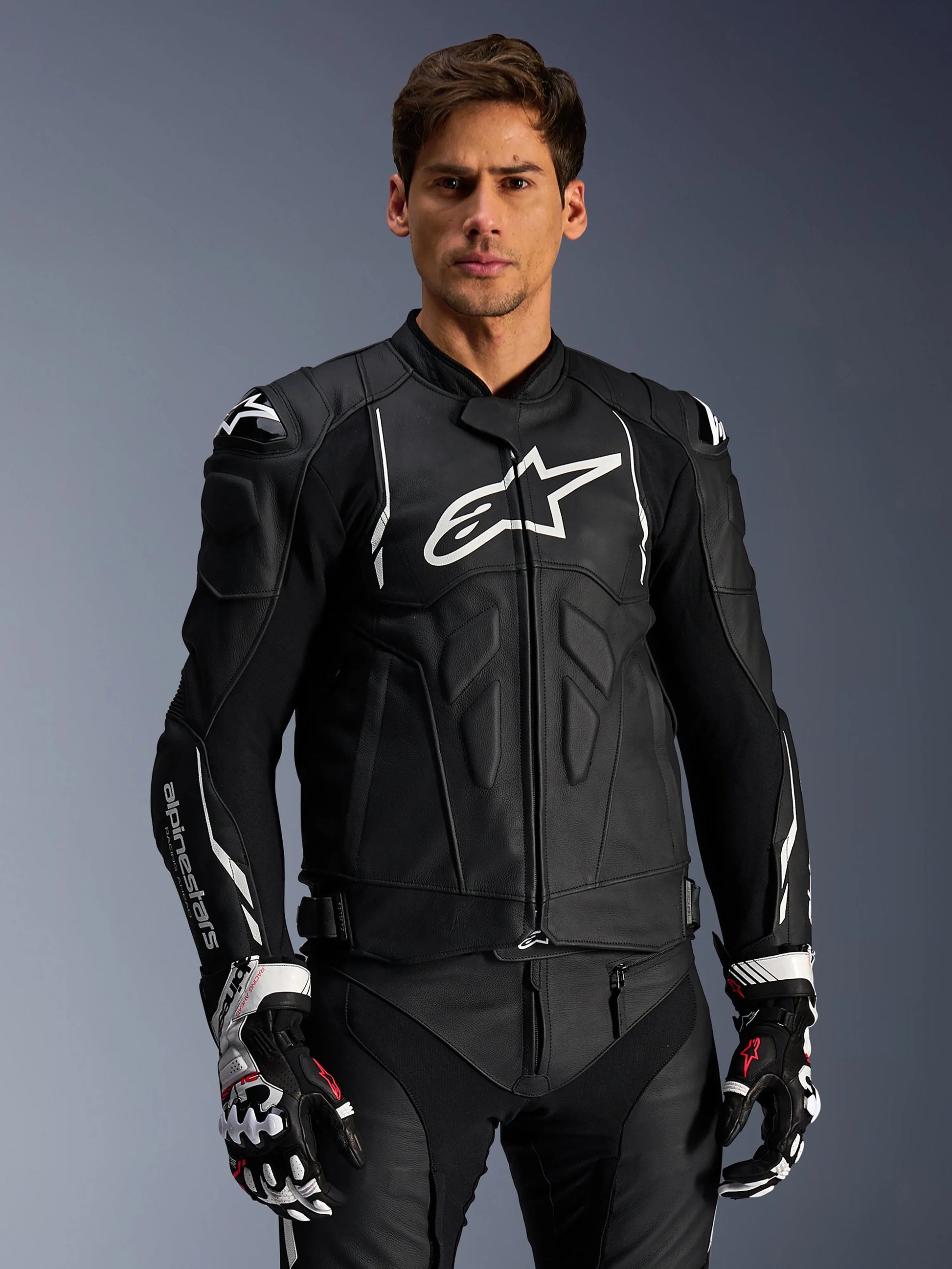 Dusk Leather Jacket-Motorcycle Race Suit
