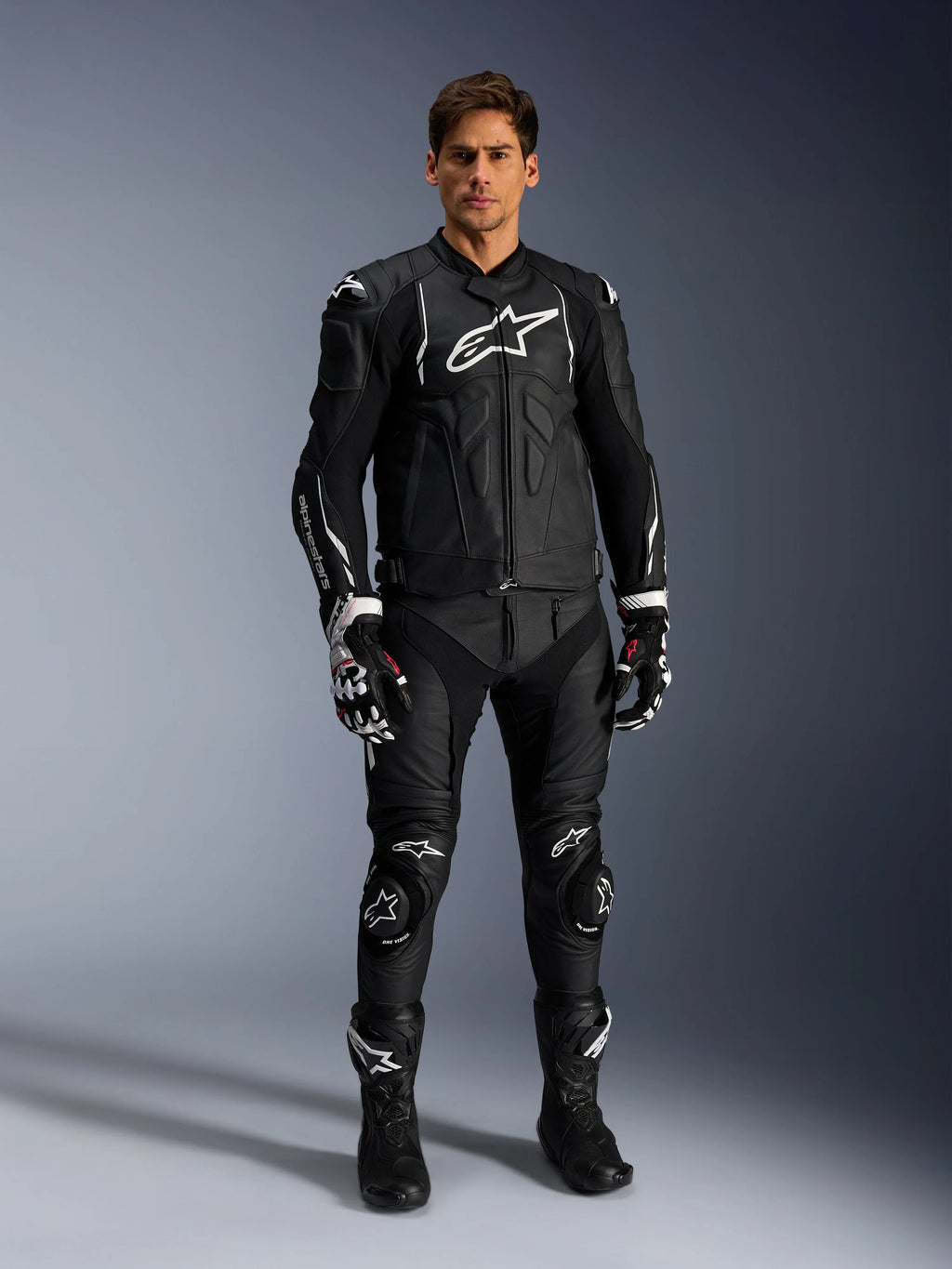 Dusk Leather Jacket-Motorcycle Race Suit