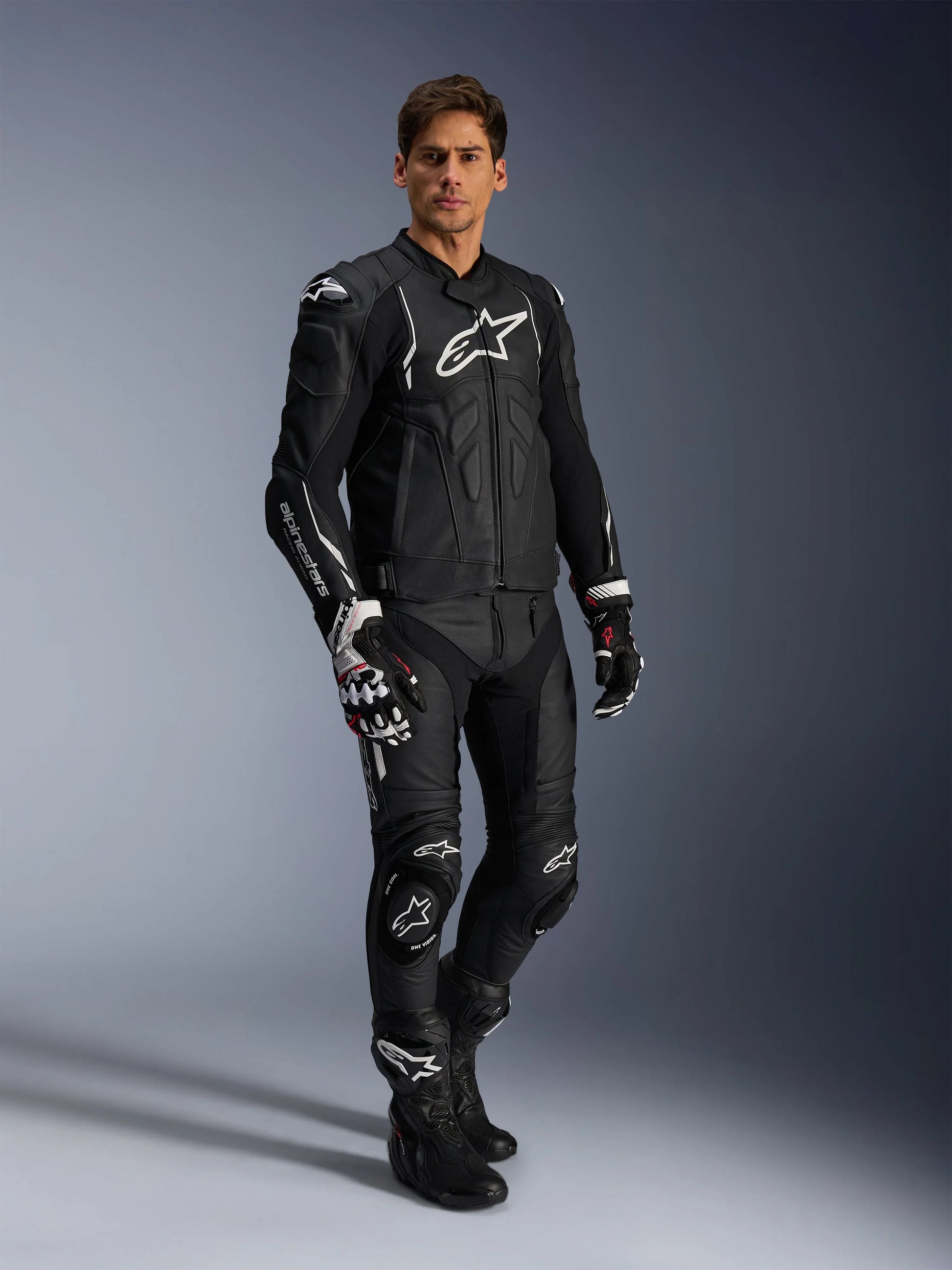Dusk Leather Jacket-Motorcycle Race Suit