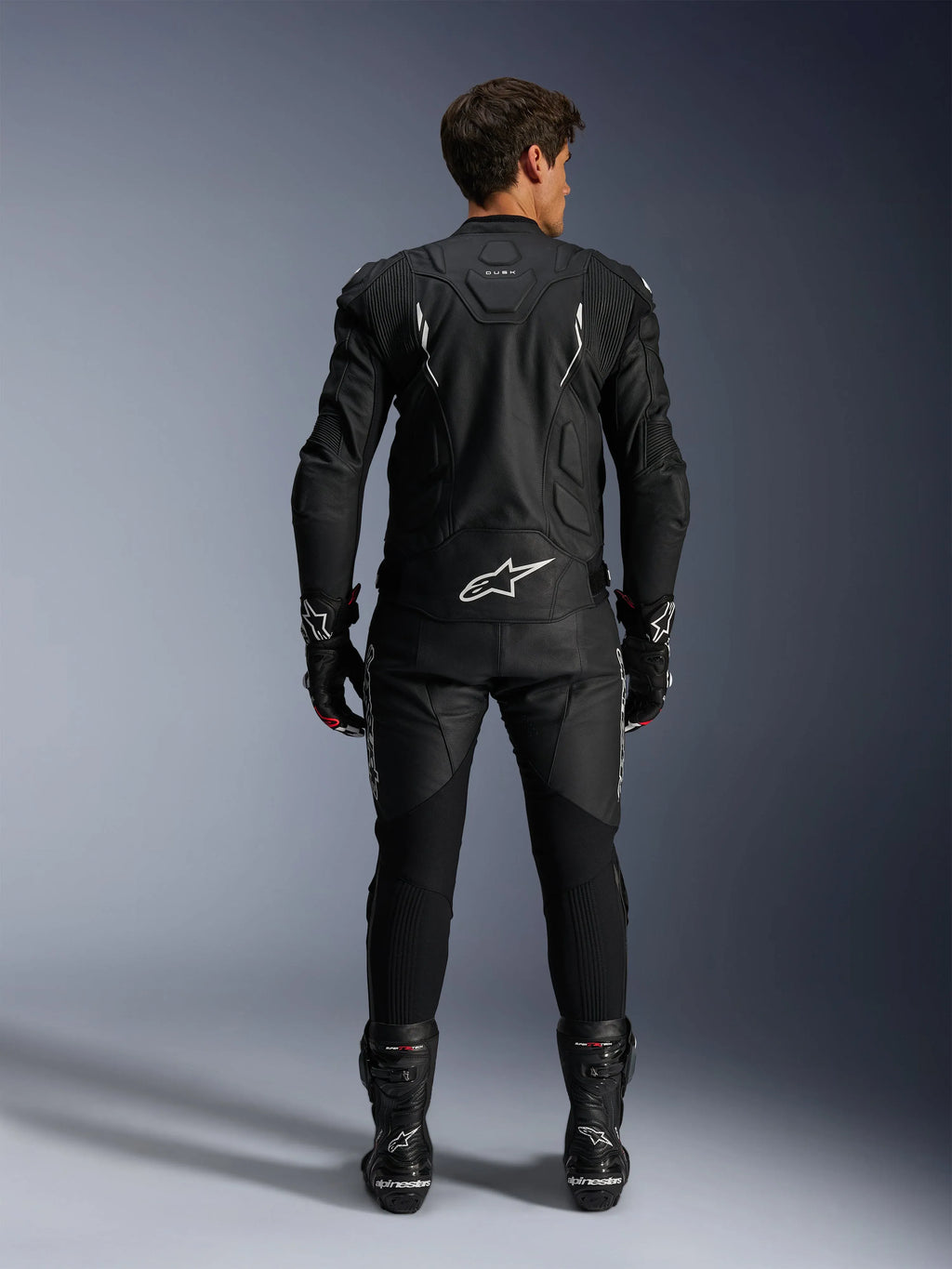 Dusk Leather Jacket-Motorcycle Race Suit