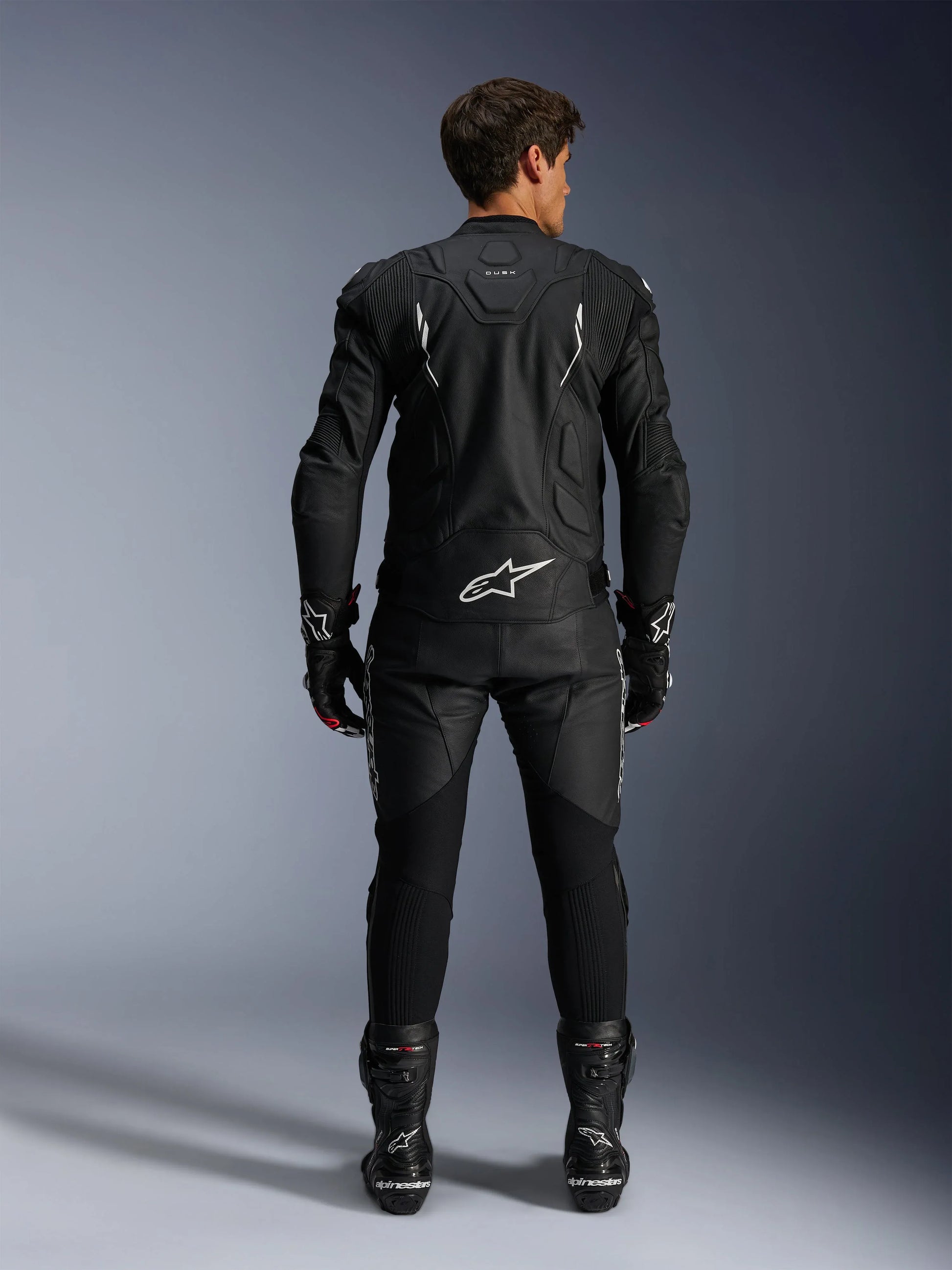 Dusk Leather Jacket-Motorcycle Race Suit