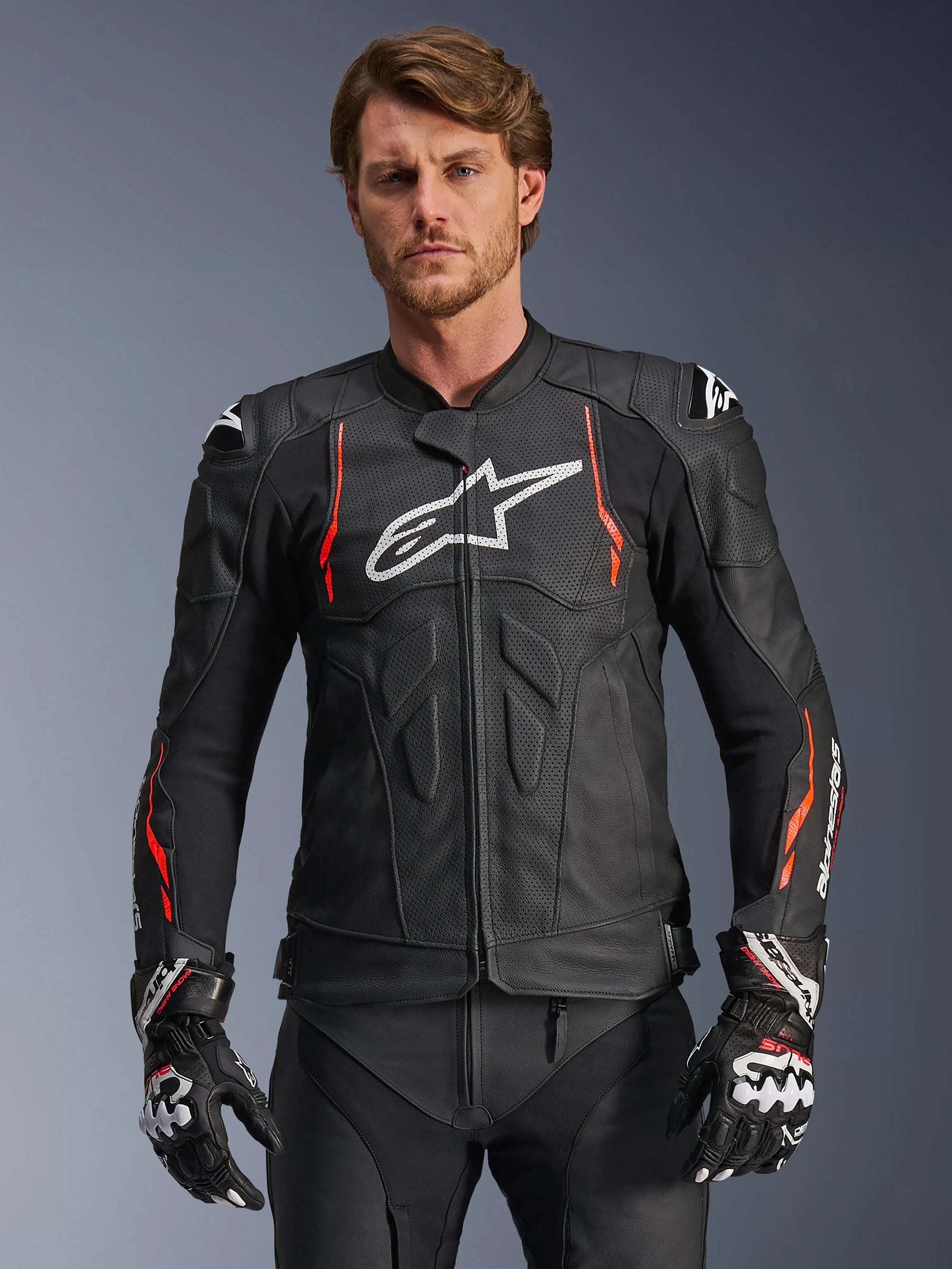 Dusk Airflow Leather Jacket-Motorcycle Race Suit