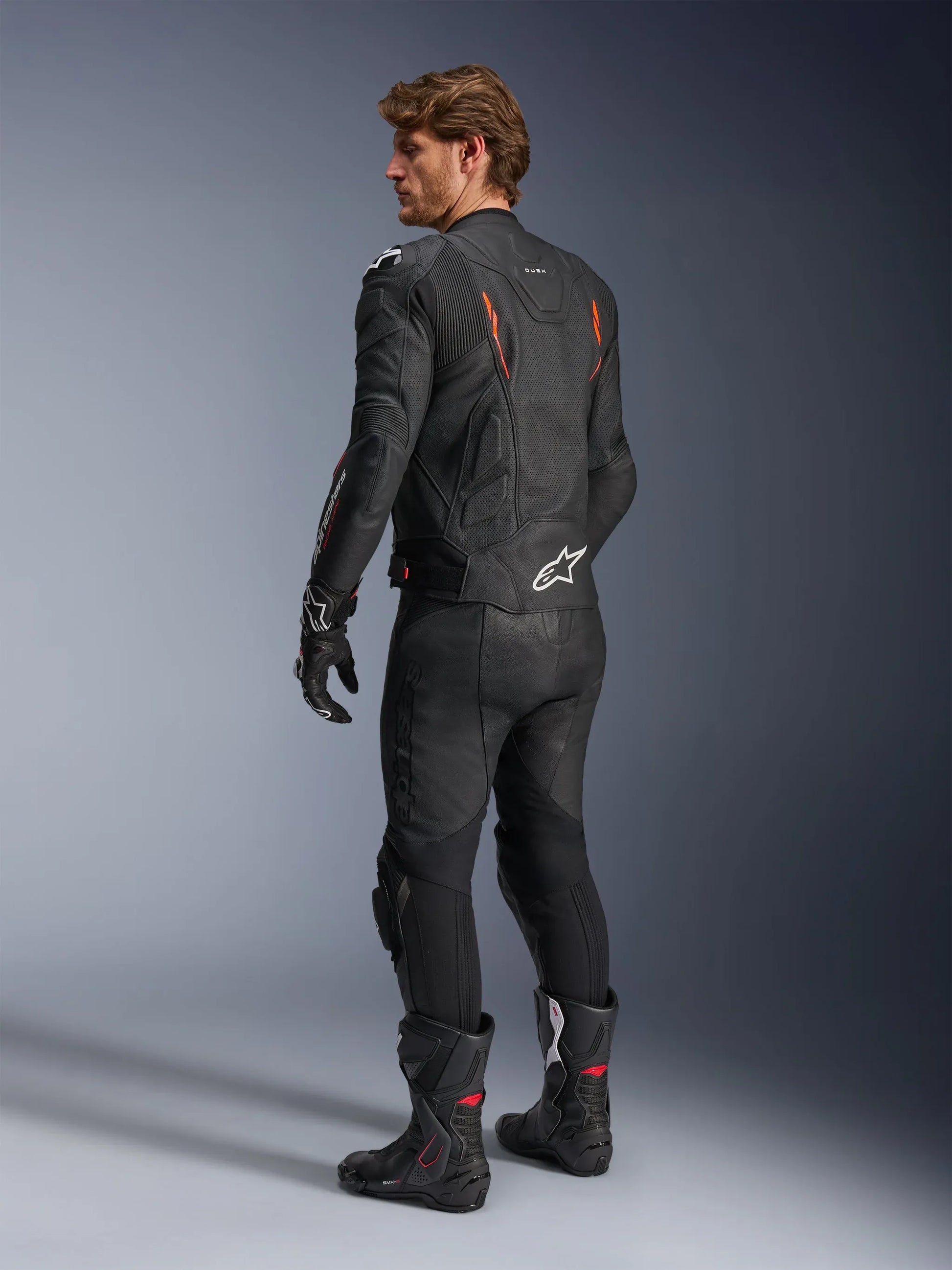 Dusk Airflow Leather Jacket-Motorcycle Race Suit