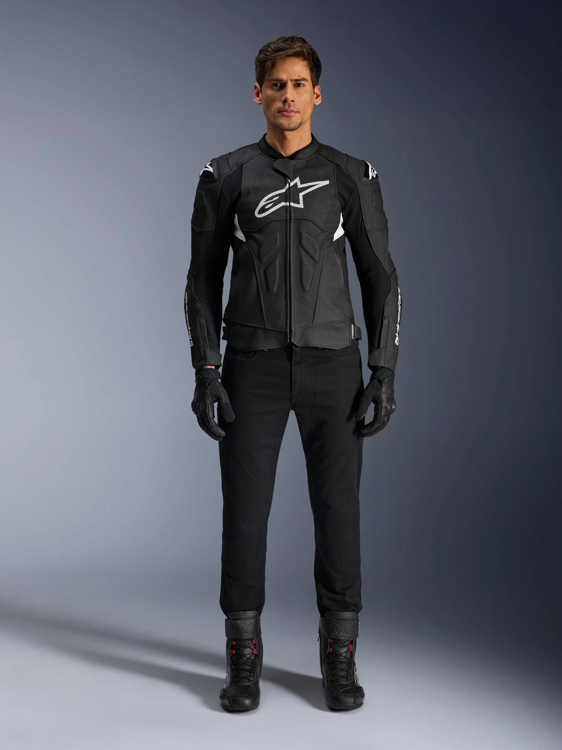 Dusk Airflow Leather Jacket-Motorcycle Race Suit