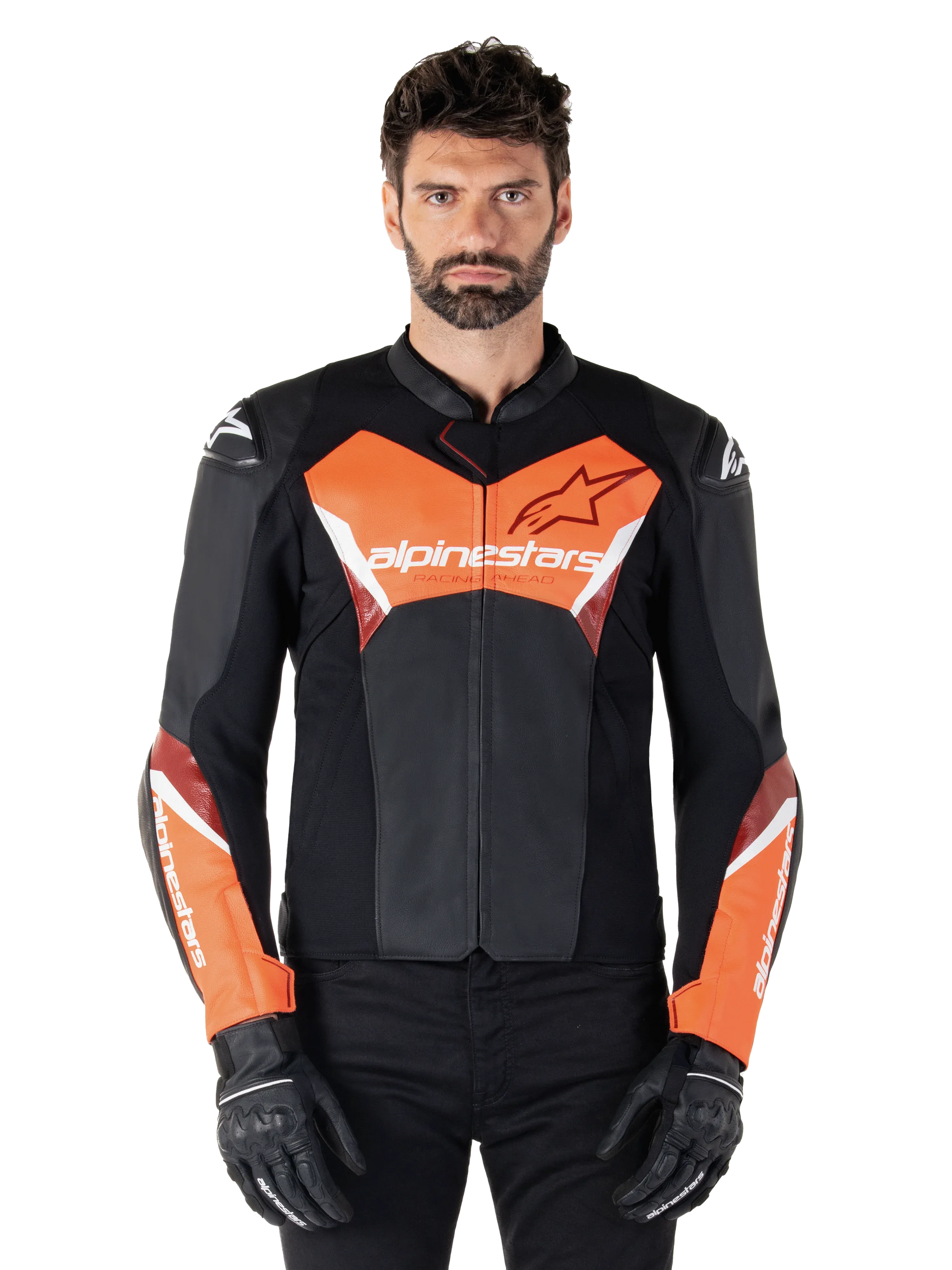Faster V3 Leather Jacket-Motorcycle Race Suit