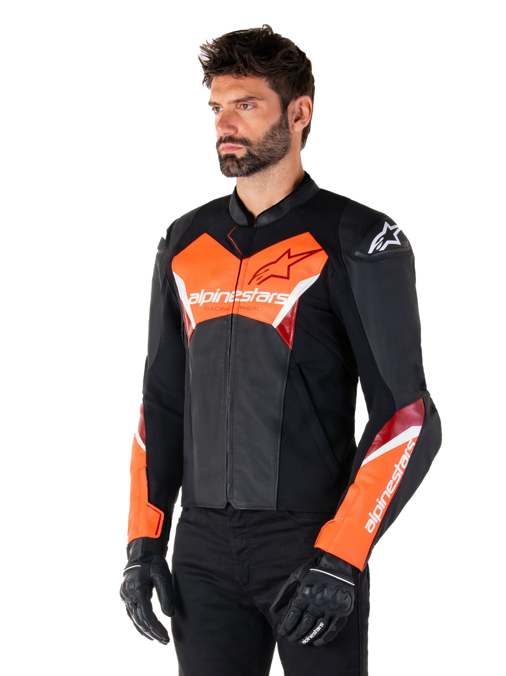 Faster V3 Leather Jacket-Motorcycle Race Suit