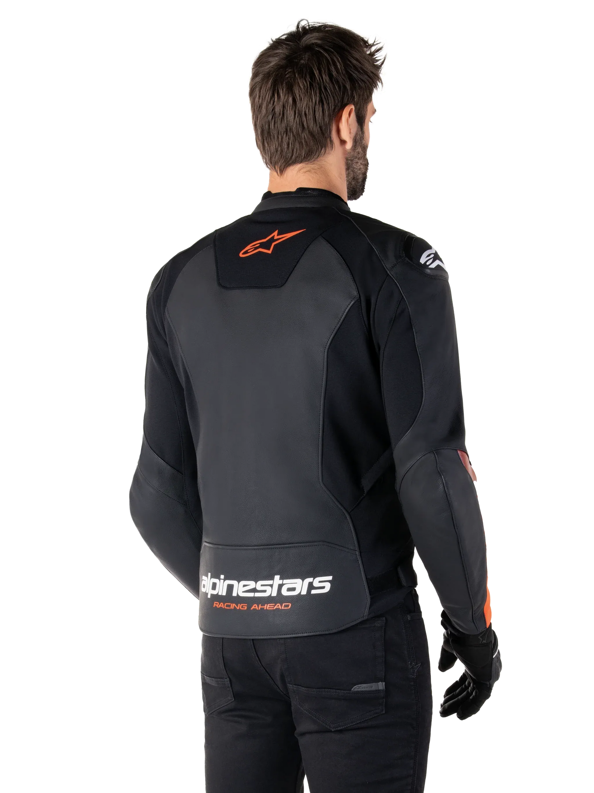 Faster V3 Leather Jacket-Motorcycle Race Suit