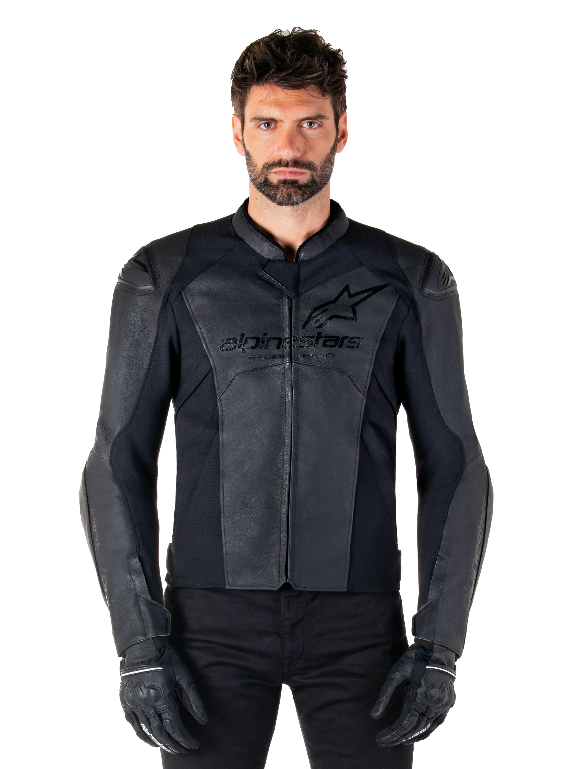 Faster V3 Leather Jacket-Motorcycle Race Suit