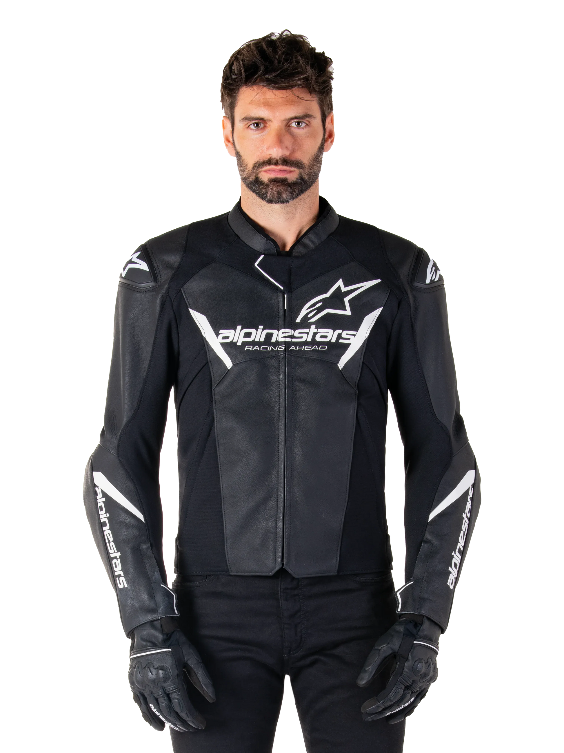 Faster V3 Leather Jacket-Motorcycle Race Suit