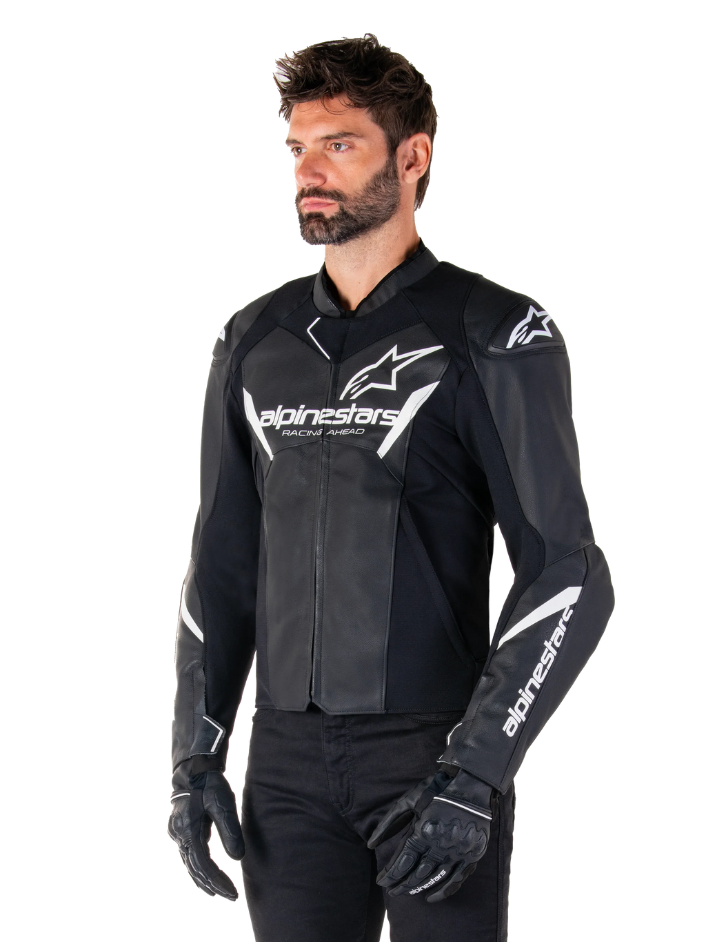 Faster V3 Leather Jacket-Motorcycle Race Suit