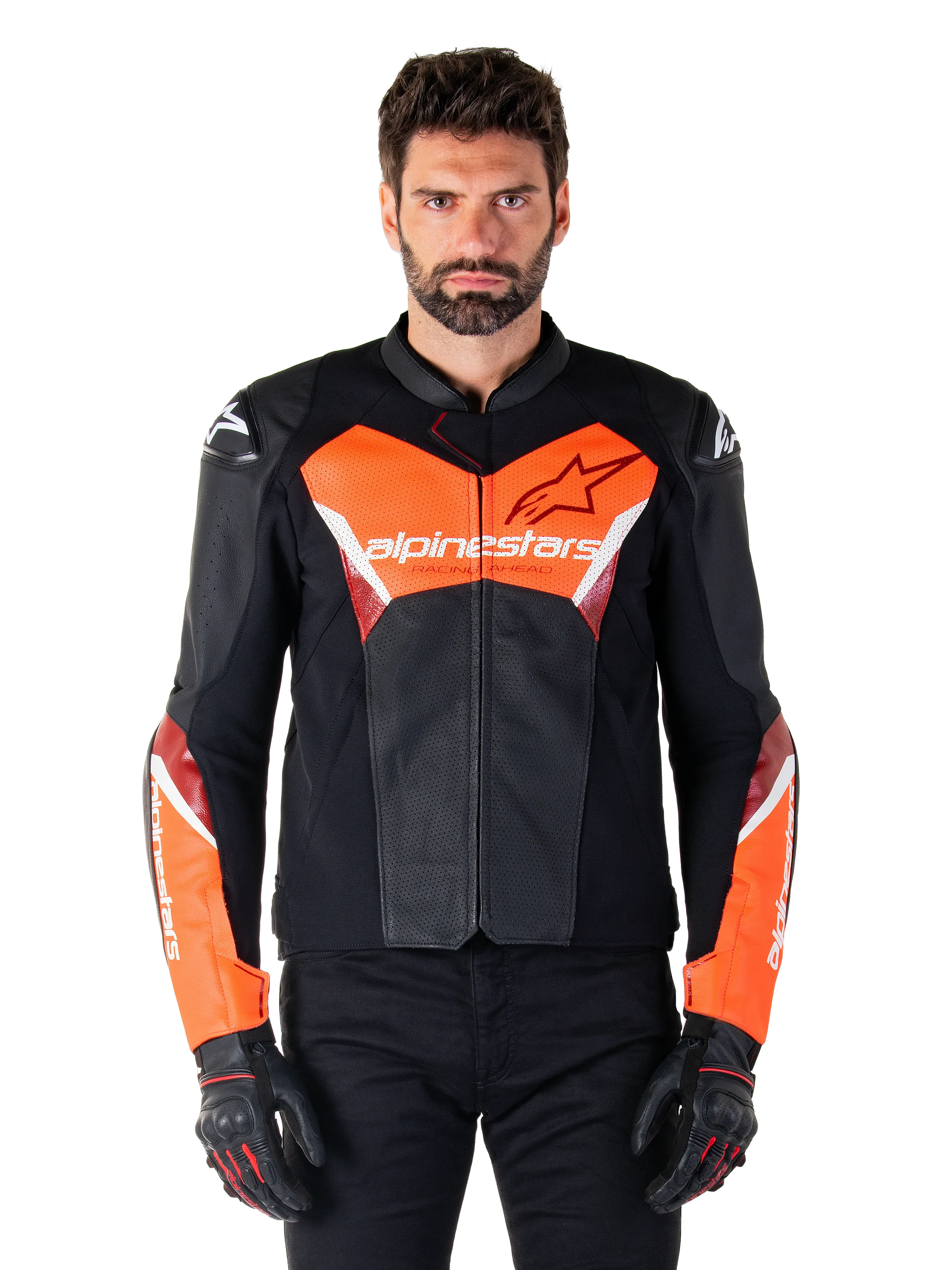 Faster V3 Airflow Leather Jacket-Motorcycle Race Suit