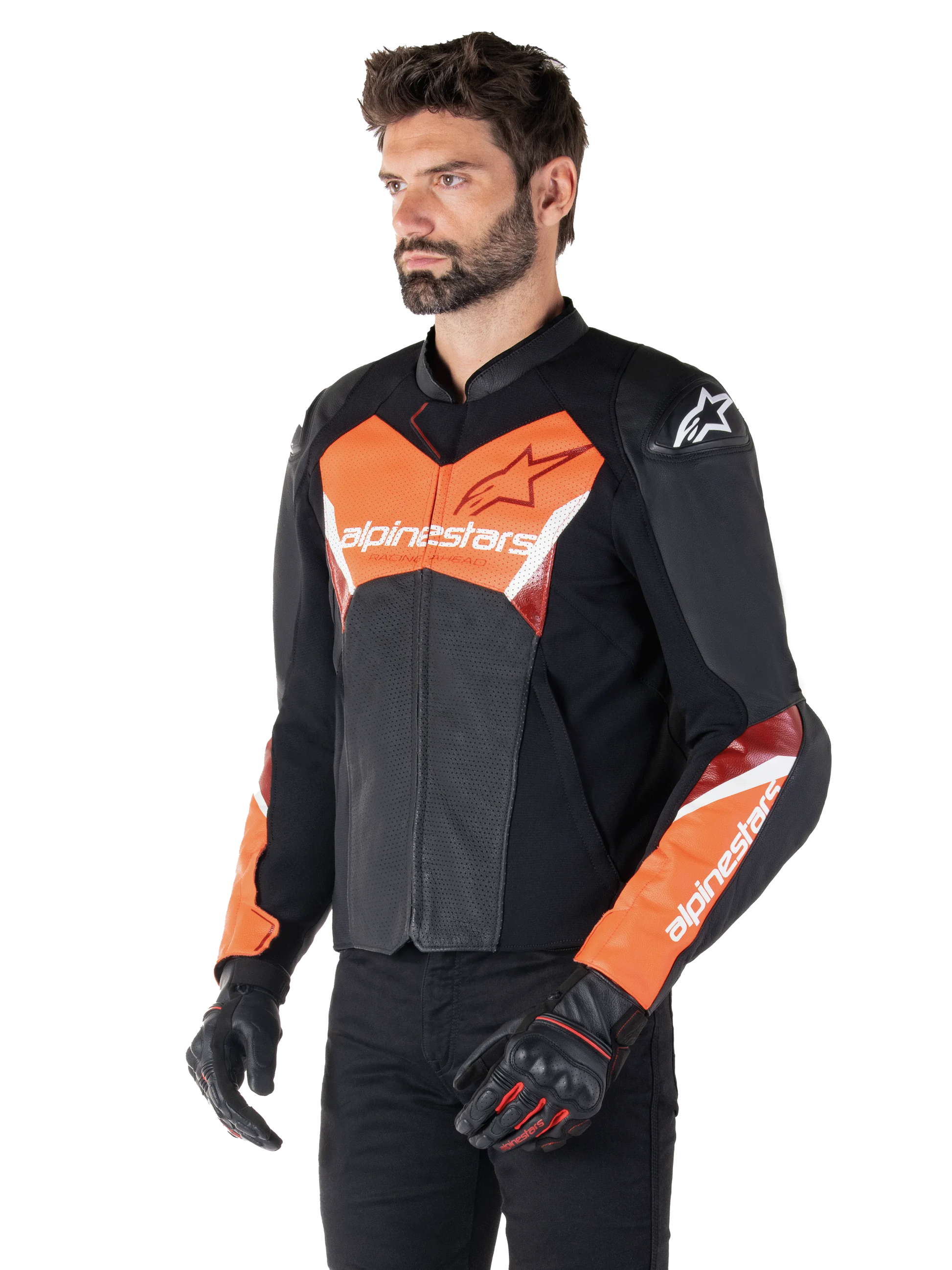 Faster V3 Airflow Leather Jacket-Motorcycle Race Suit
